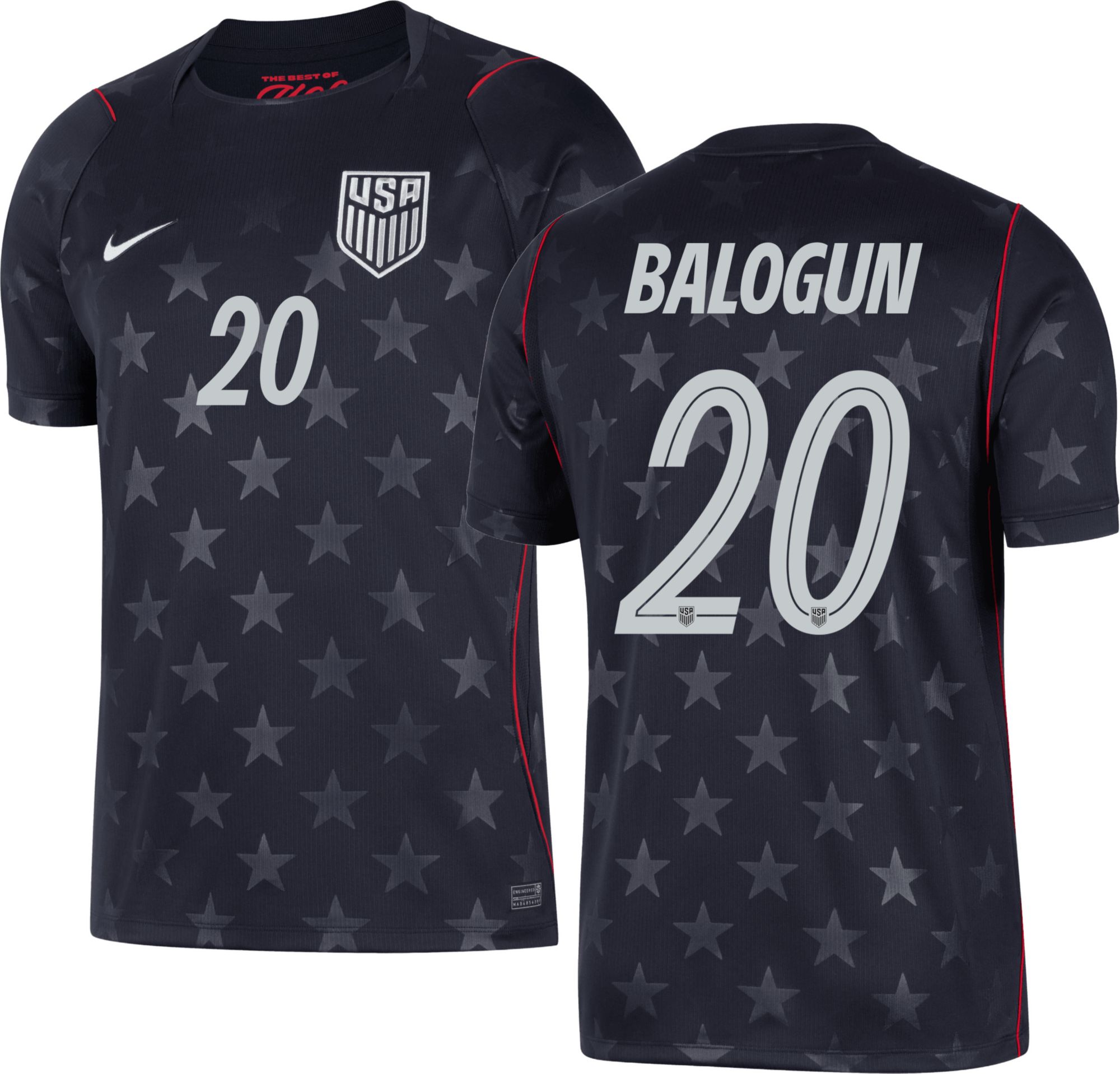 Nike Adult USMNT Folarin Balogun #20 2026 Away Replica Jersey