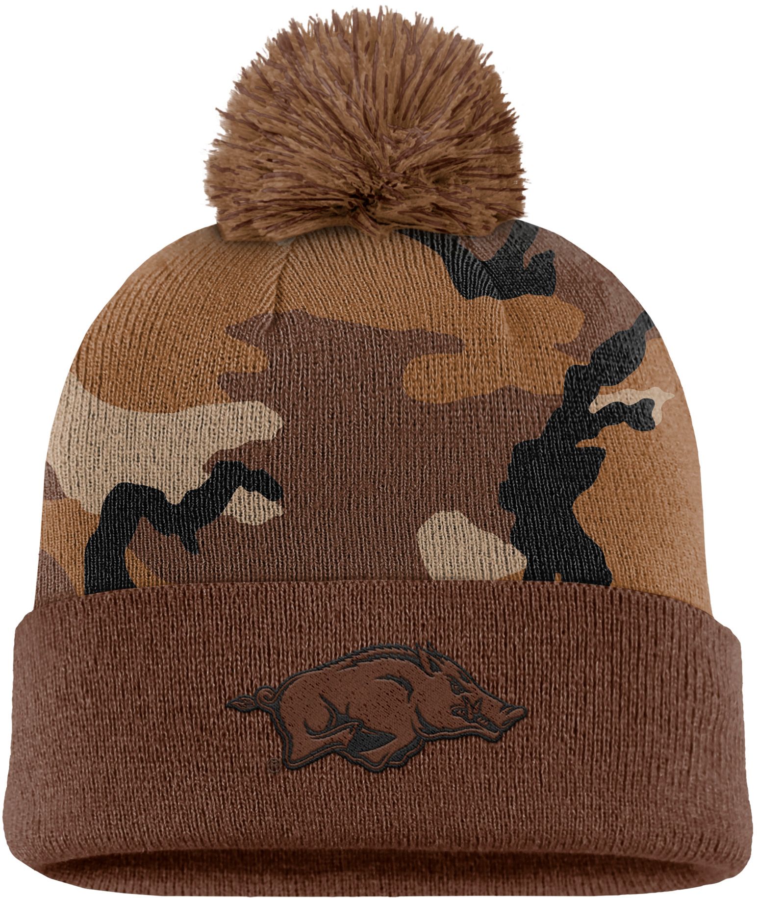 Nike Adult Arkansas Razorbacks 2026 Military Appreciation Sideline Knit Beanie