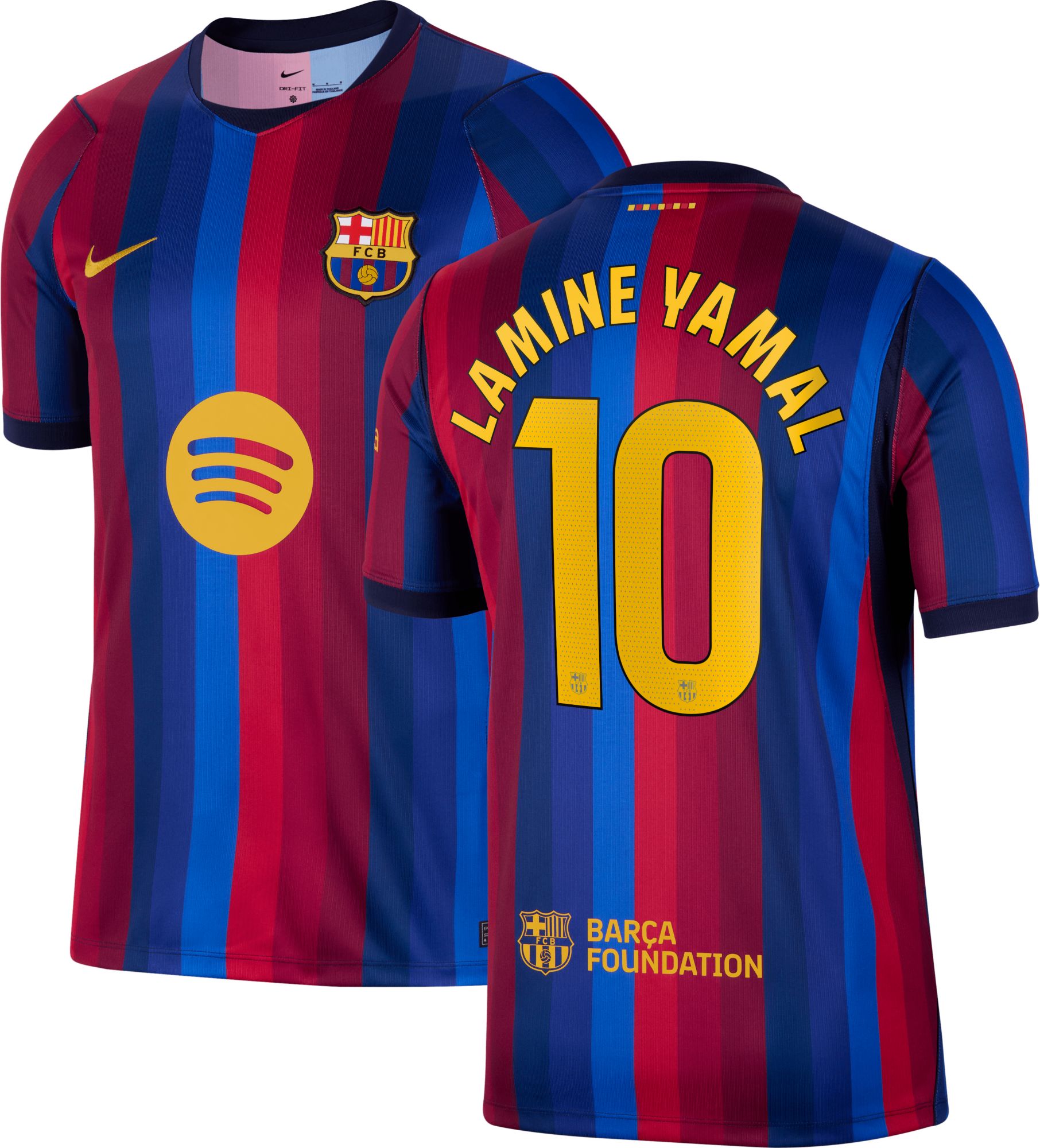 Nike Adult FC Barcelona Lamine Yamal 2026 Home Replica Jersey