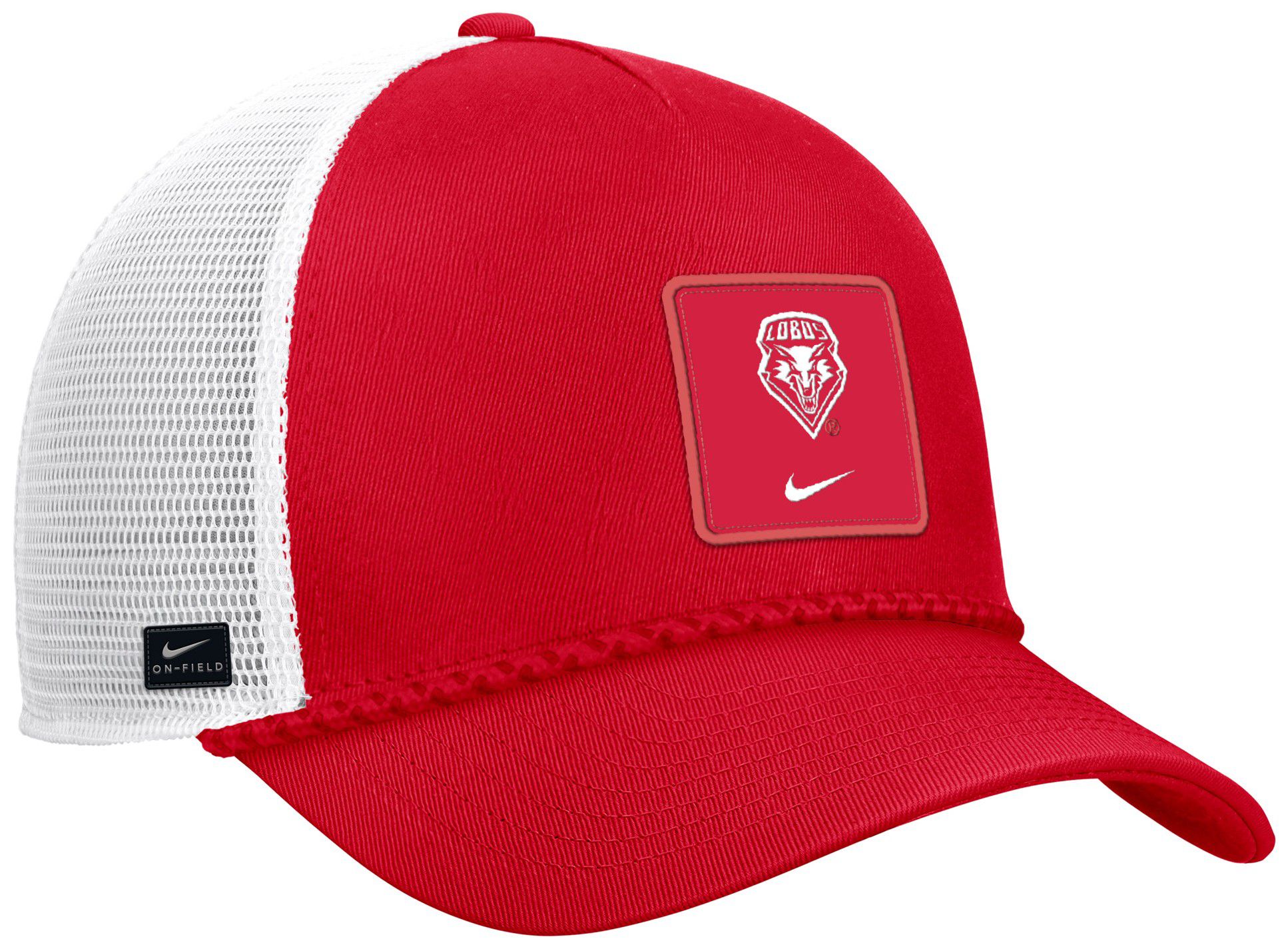 Nike Adult New Mexico Lobos Red Gameday Adjustable Trucker Hat