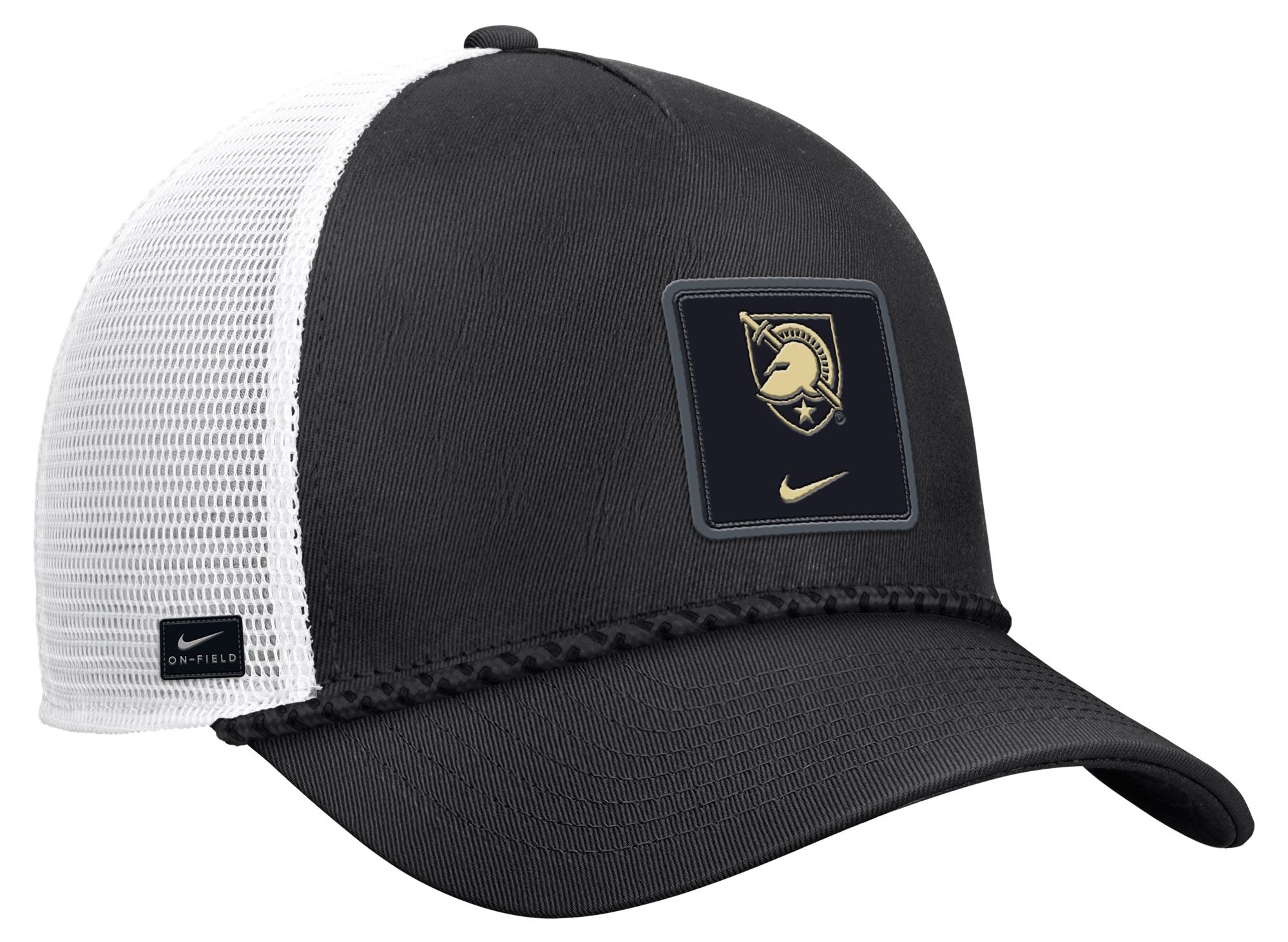 Nike Adult Army West Point Black Knights Black Gameday Adjustable Trucker Hat, Women's