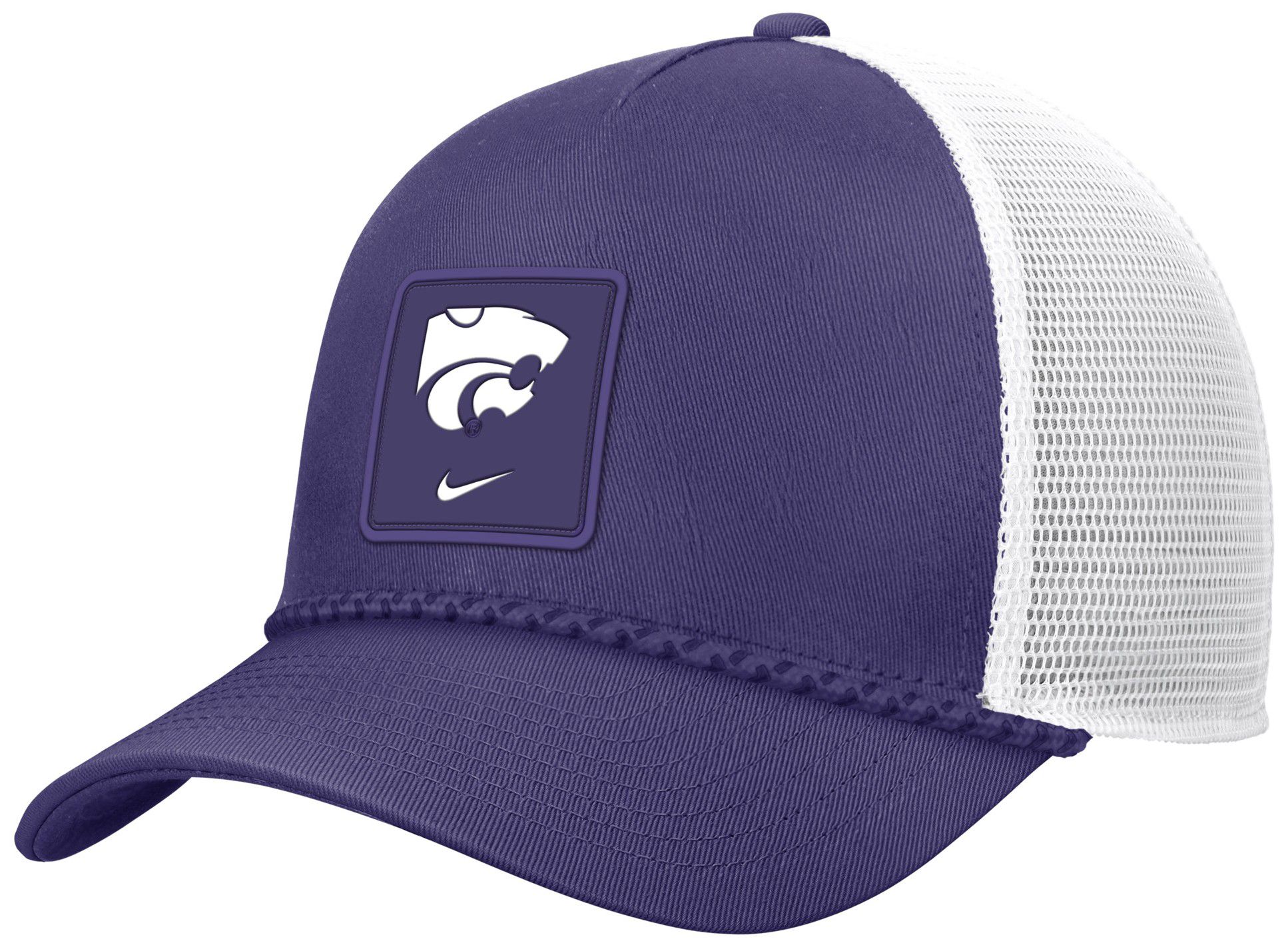Nike Adult Kansas State Wildcats Purple Gameday Adjustable Trucker Hat