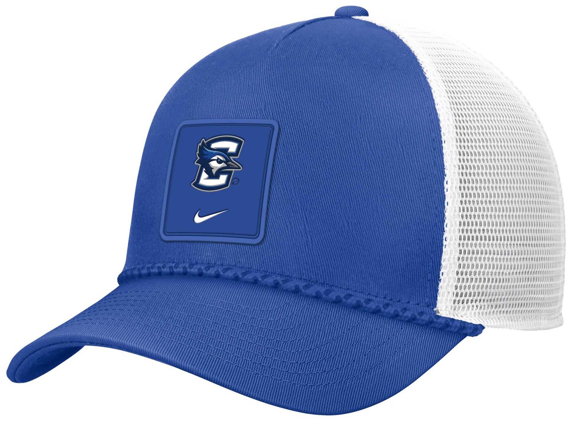 Nike Adult Creighton Bluejays Royal Gameday Adjustable Trucker Hat