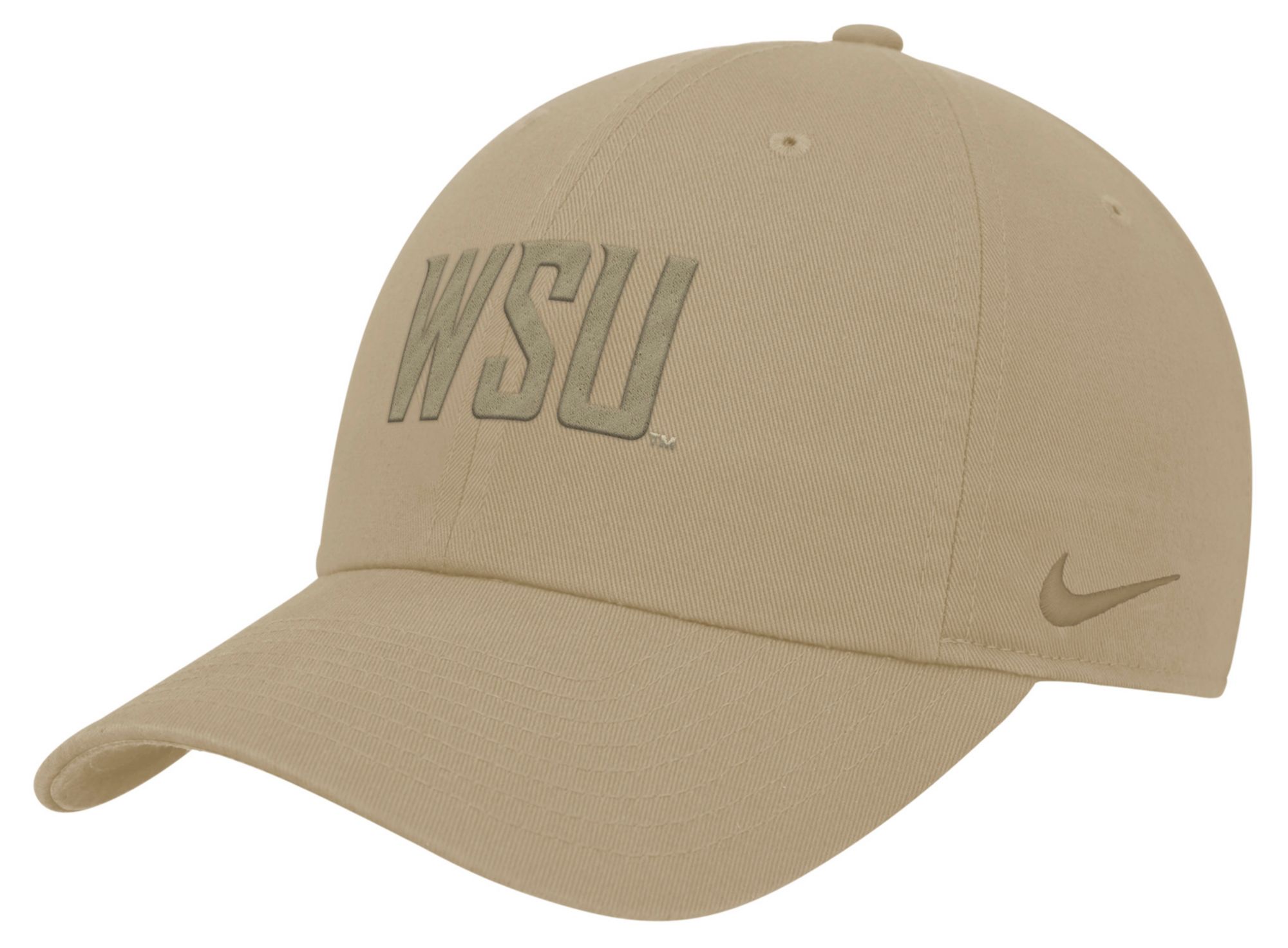 Nike Adult Washington State Cougars Beige Tonal Club Adjustable Hat
