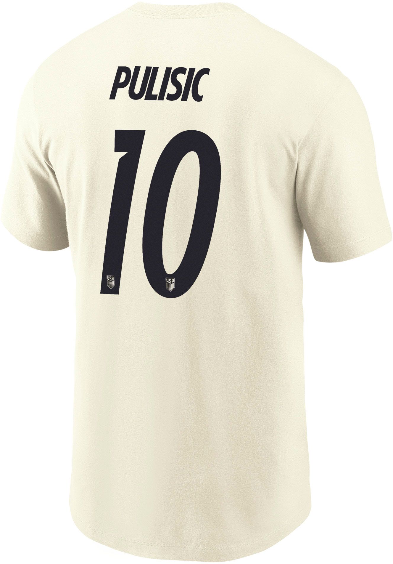 Nike Adult USMNT Christian Pulisic #10 Off-White 2026 T-Shirt
