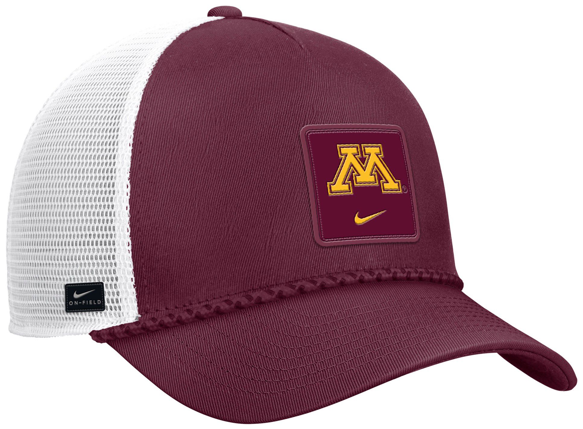 Nike Adult Minnesota Golden Gophers Maroon Gameday Adjustable Trucker Hat