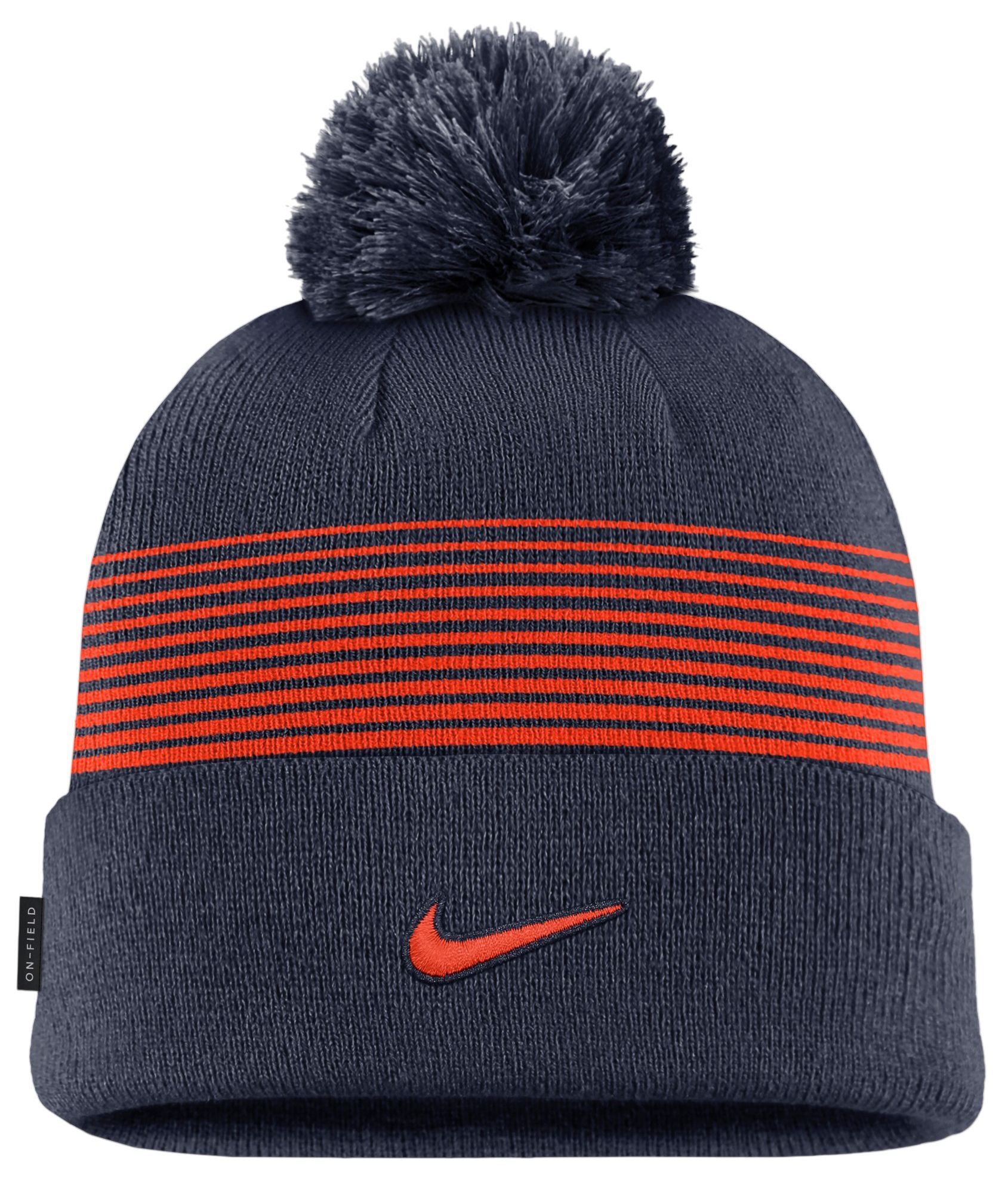 Nike Adult Auburn Tigers Peak Gameday Cuffed Knit Pom Beanie