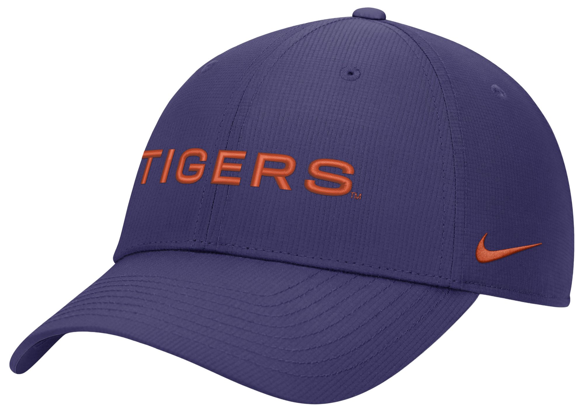 Nike Adult Clemson Tigers Orchid Ripstop Club Game Day Structured Adjustable Cap
