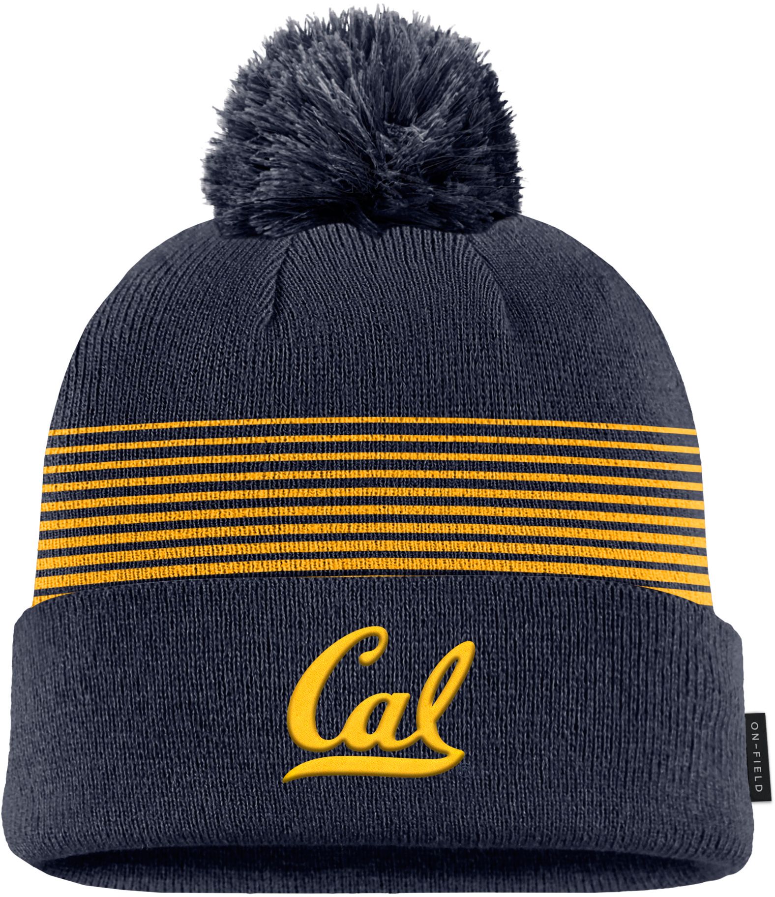 Nike Adult Cal Golden Bears Peak Gameday Cuffed Knit Pom Beanie