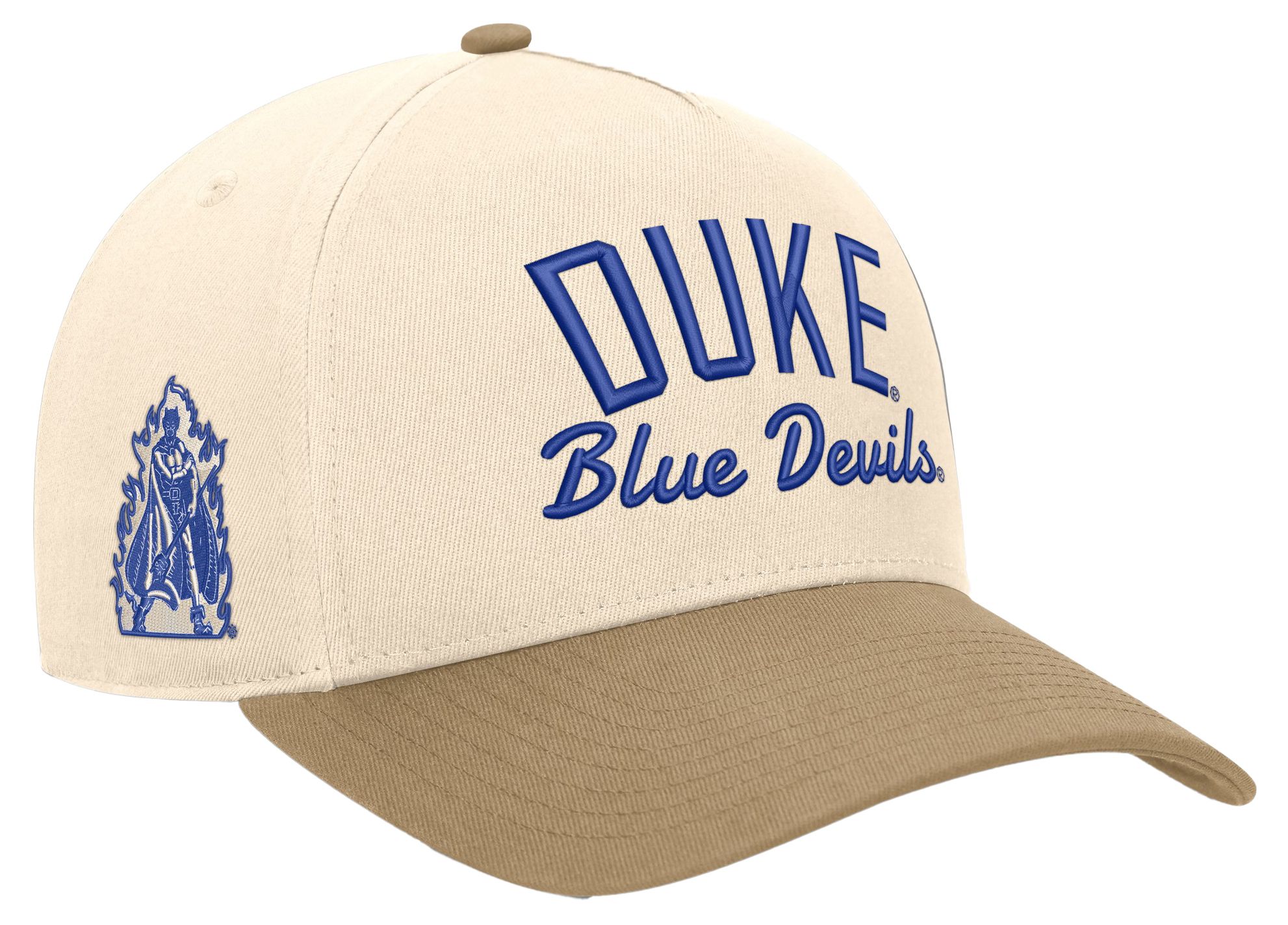 Nike Adult Duke Blue Devils Natural Rise Legacy A-Frame Structured Cap