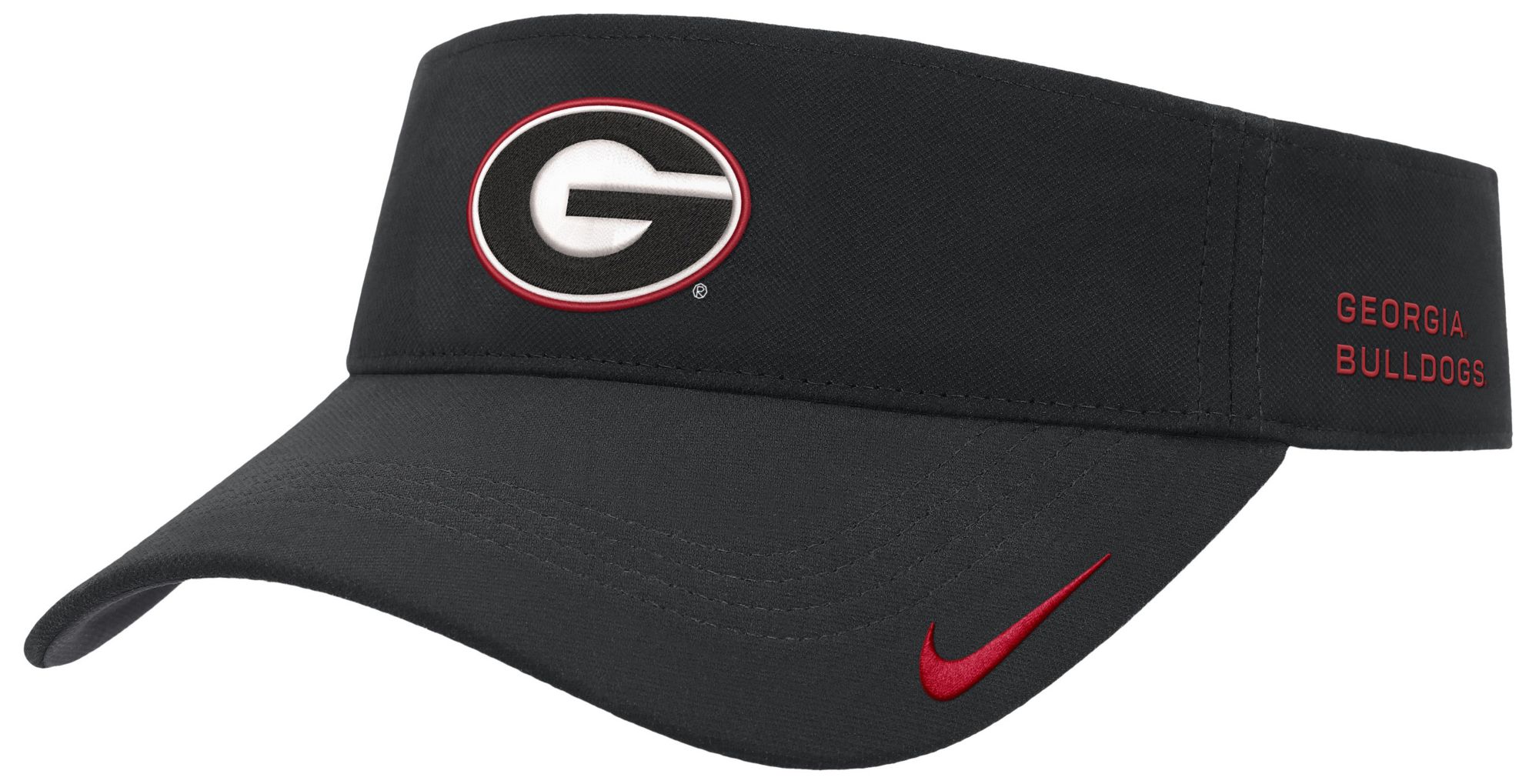 Nike Adult Georgia Bulldogs Black Ripstop Club Game Day Structured Adjustable Cap
