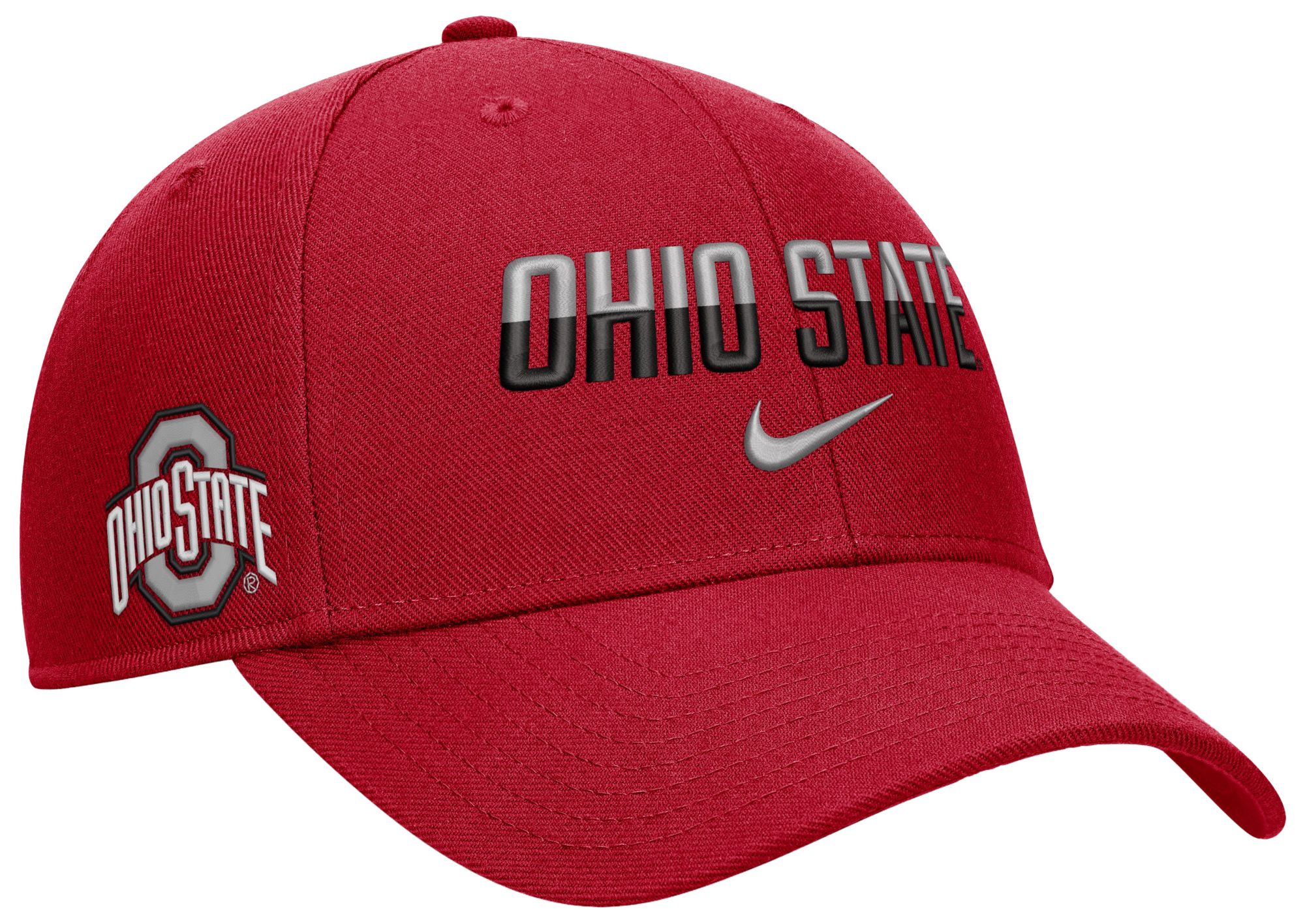 Nike Adult Ohio State Buckeyes Red Rise Game Day Structured Adjustable Hat