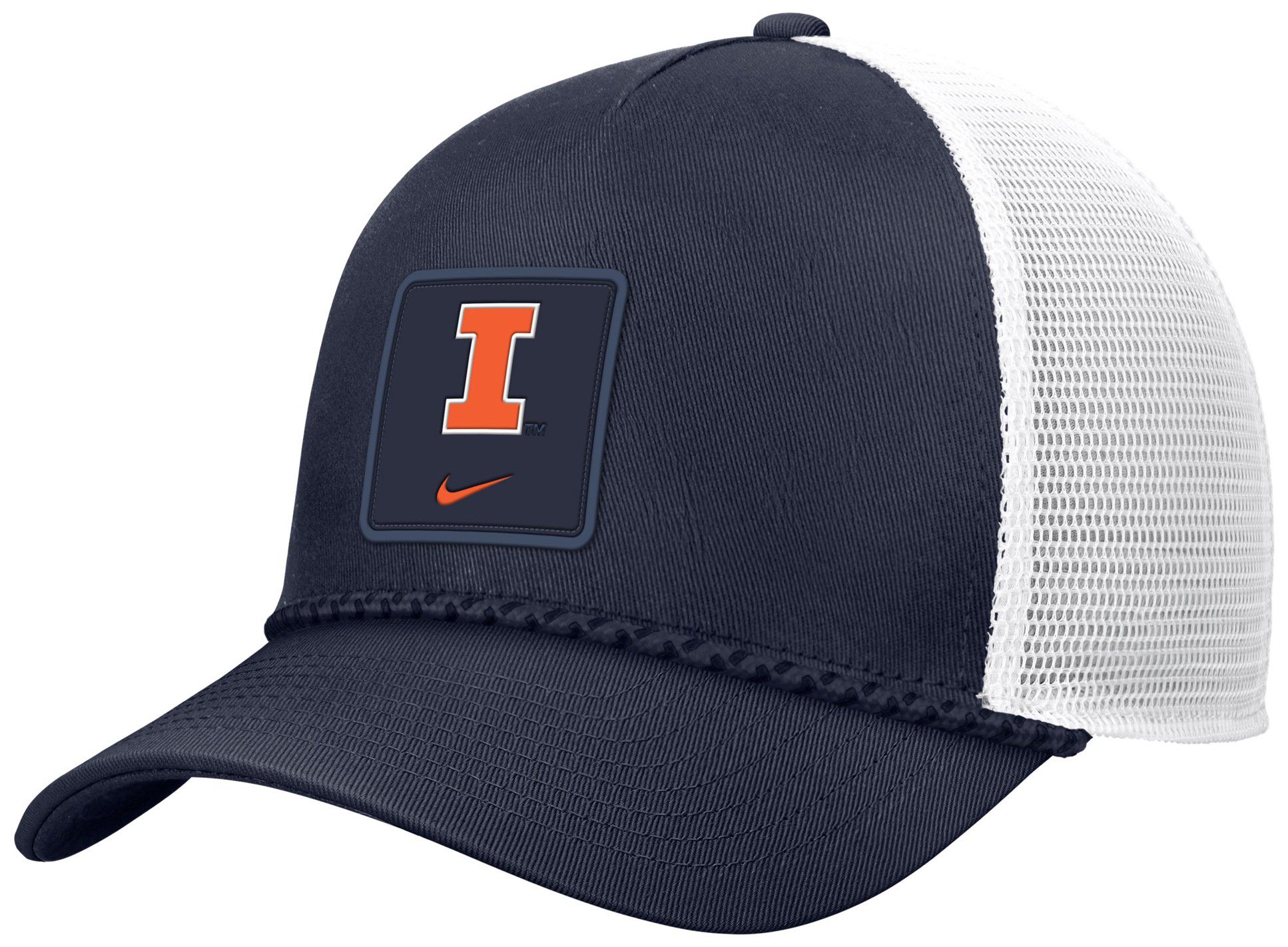 Nike Adult Illinois Fighting Illini Navy Gameday Adjustable Trucker Hat