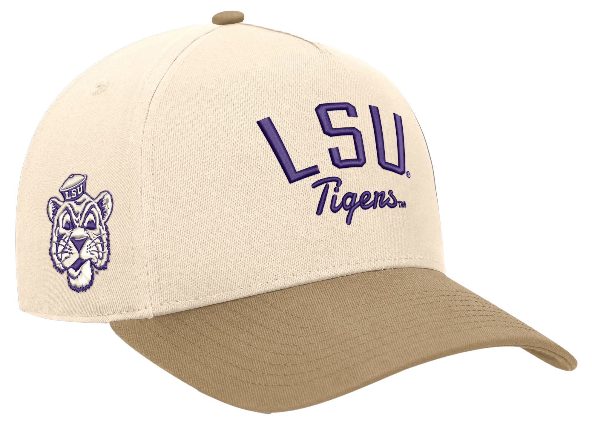 Nike Adult LSU Tigers Natural Rise Legacy A-Frame Structured Cap