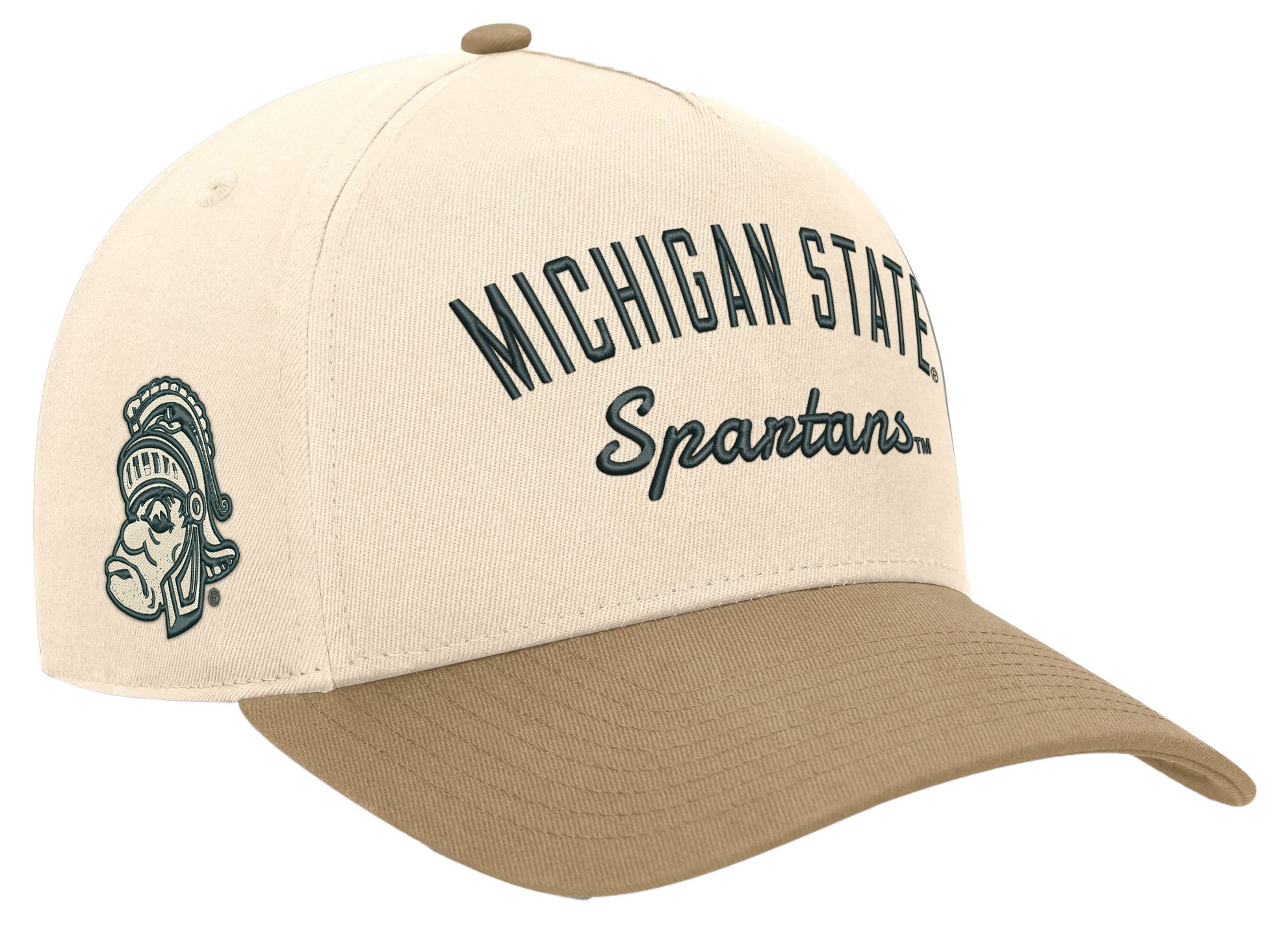 Nike Adult Michigan State Spartans Natural Rise Legacy A-Frame Structured Cap