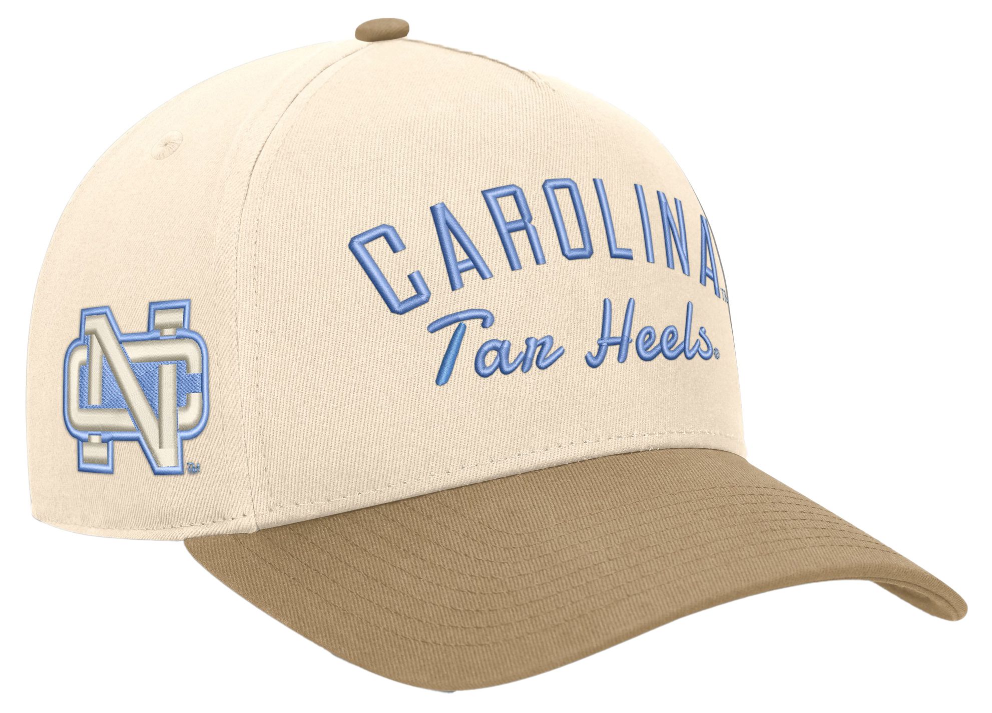 Nike Adult North Carolina Tar Heels Natural Rise Legacy A-Frame Structured Cap