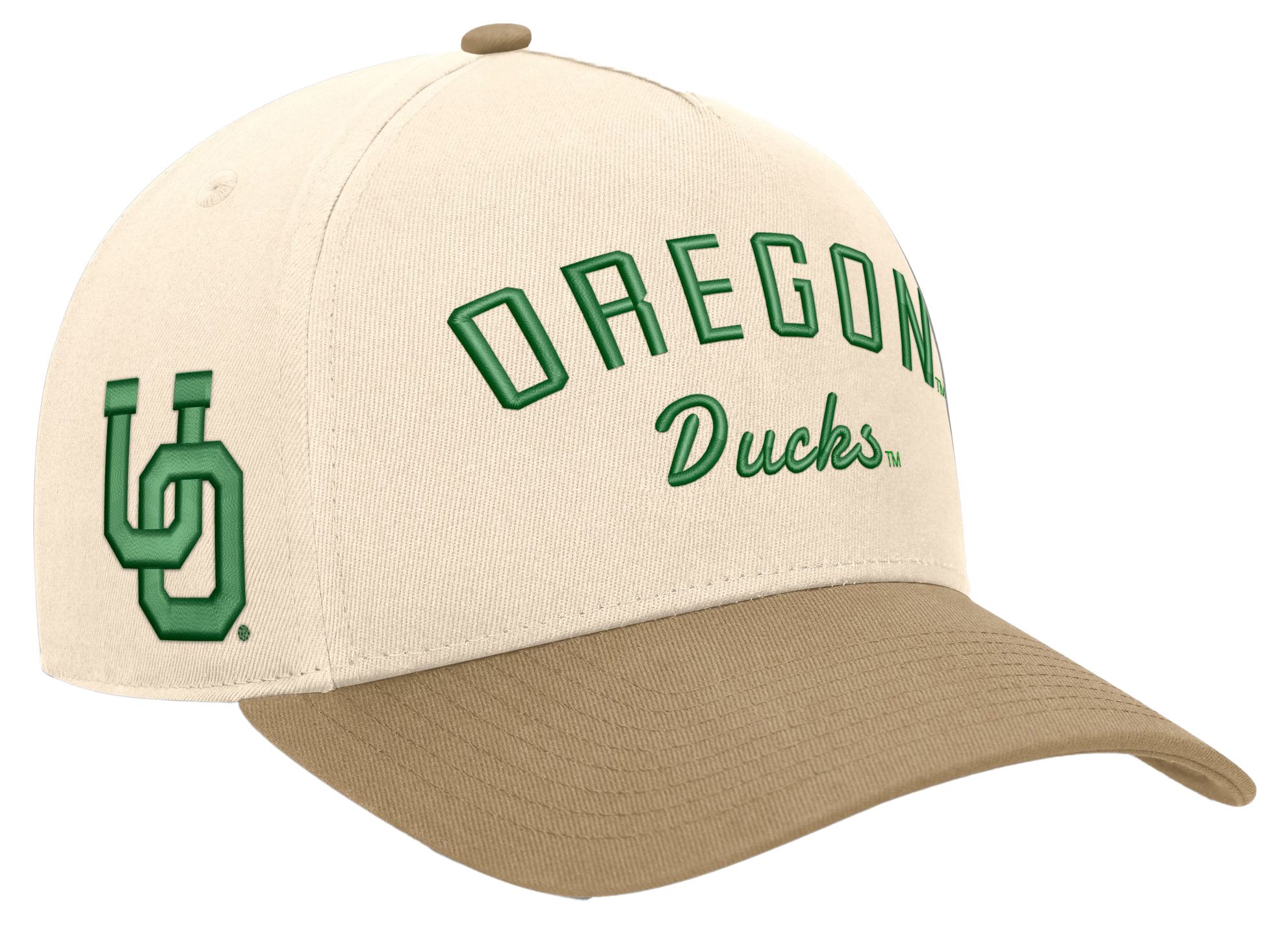 Nike Adult Oregon Ducks Natural Rise Legacy A-Frame Structured Cap