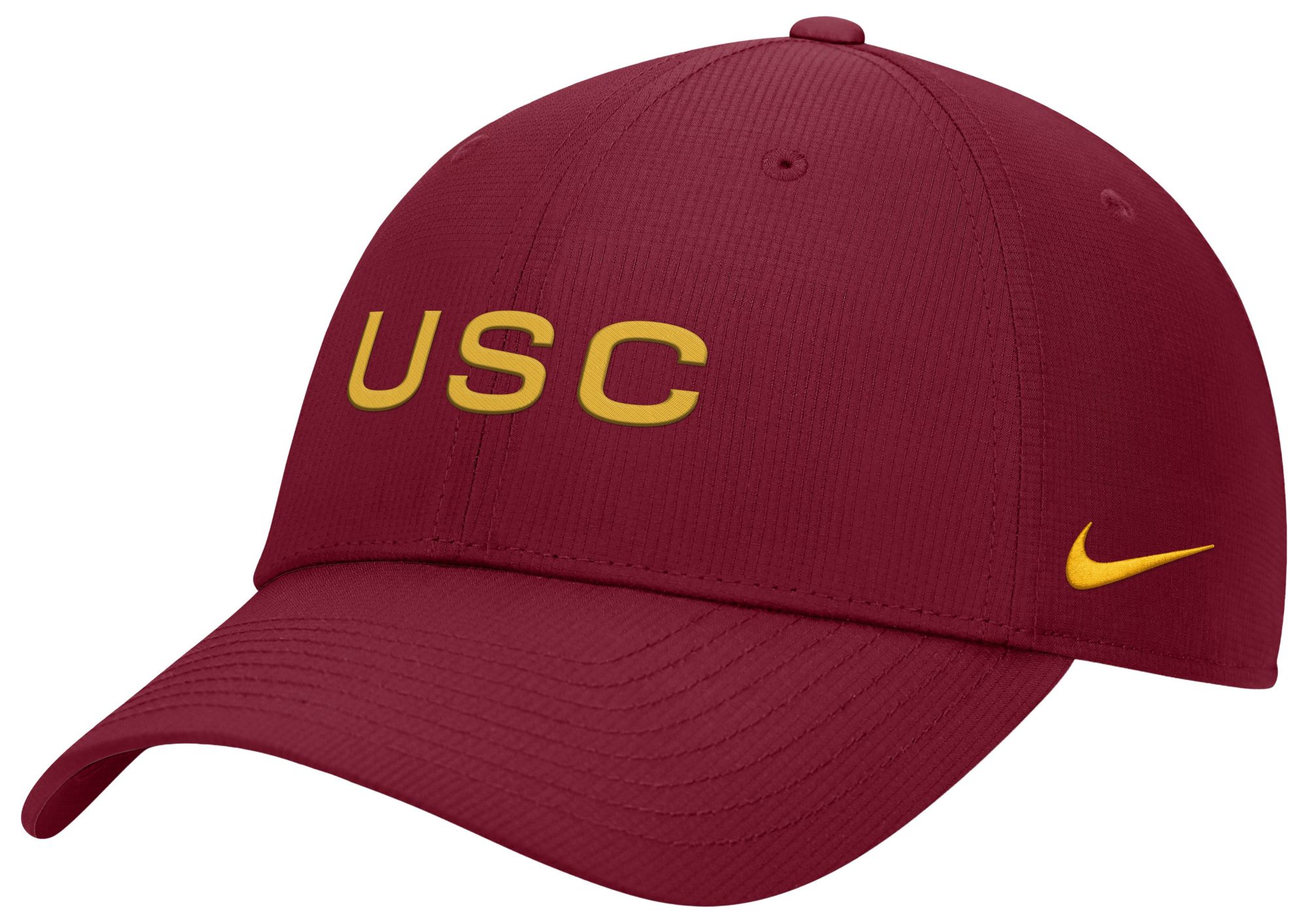 Nike Adult USC Trojans Crimson Ripstop Club Game Day Structured Adjustable Cap