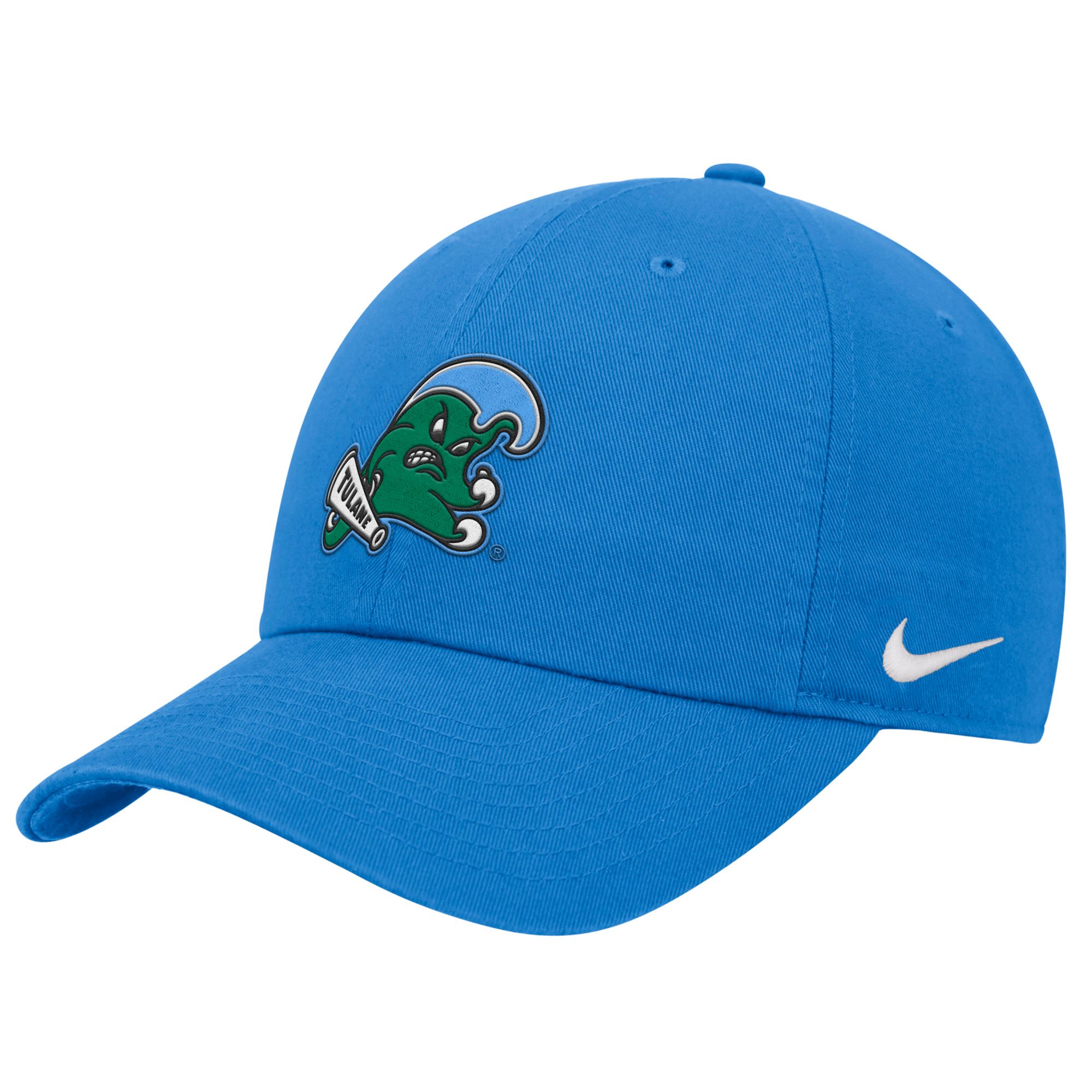 Nike Adult Tulane Green Wave Blue Game Day Club Cap