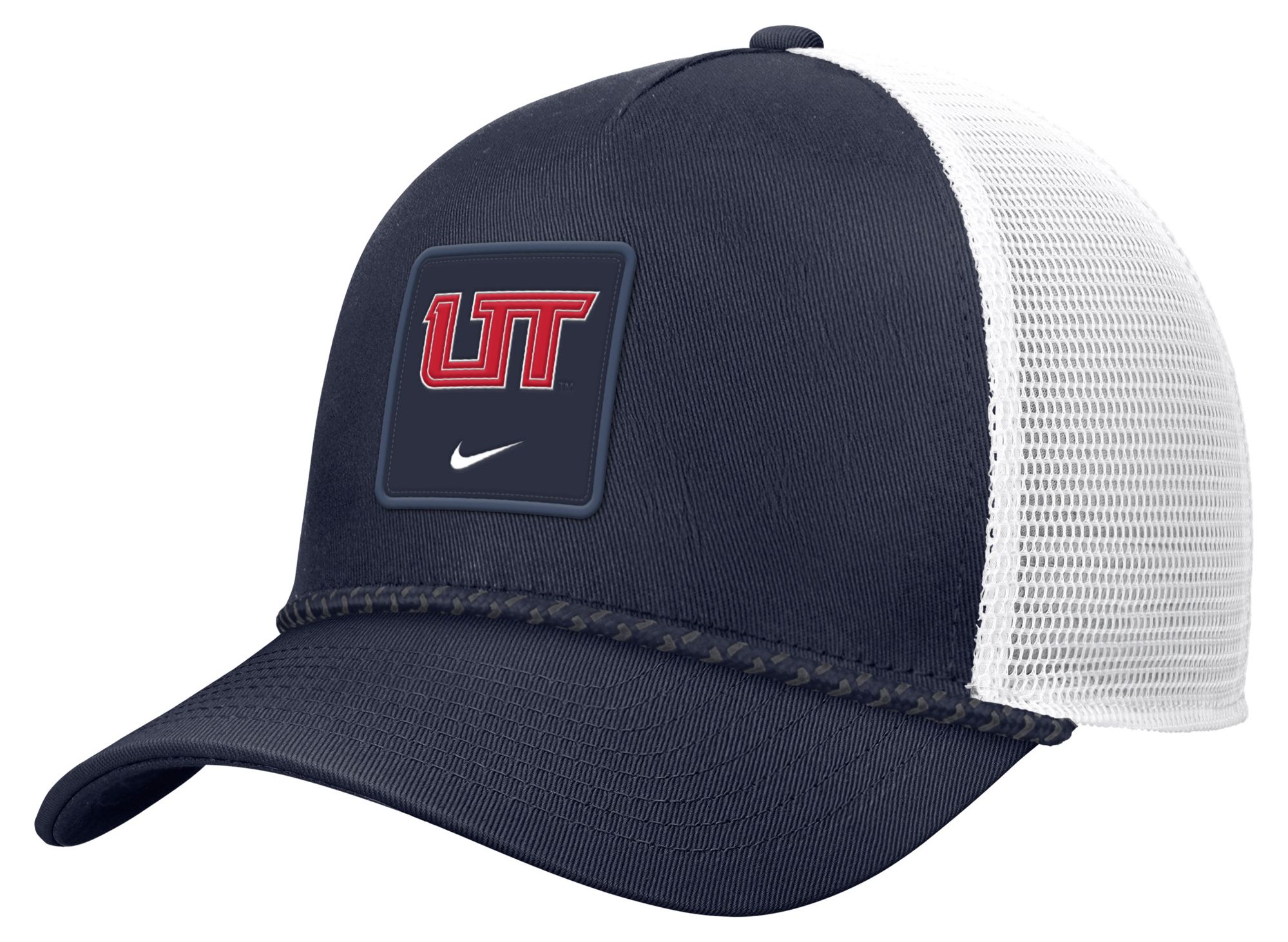 Nike Adult Utah Tech Trailblazers Navy Gameday Adjustable Trucker Hat, Men's