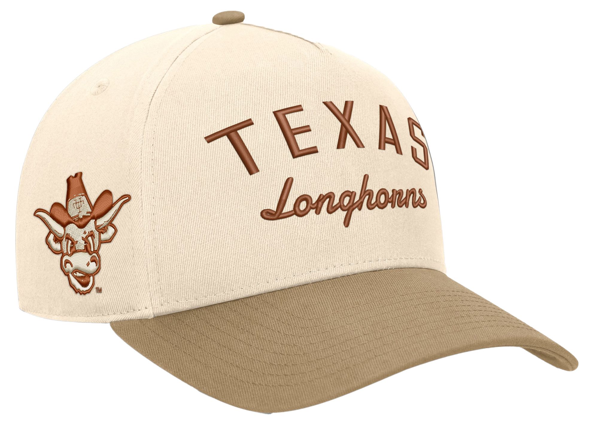 Nike Adult Texas Longhorns Natural Rise Legacy A-Frame Structured Cap