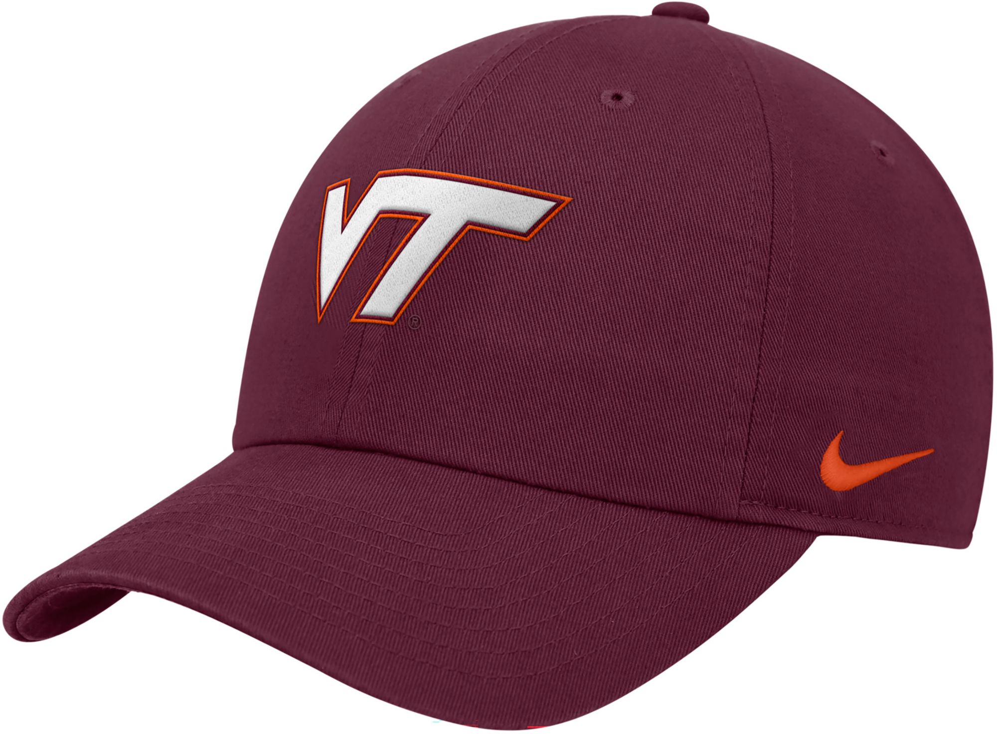 Nike Adult Virginia Tech Hokies Dark Maroon Game Day Club Cap