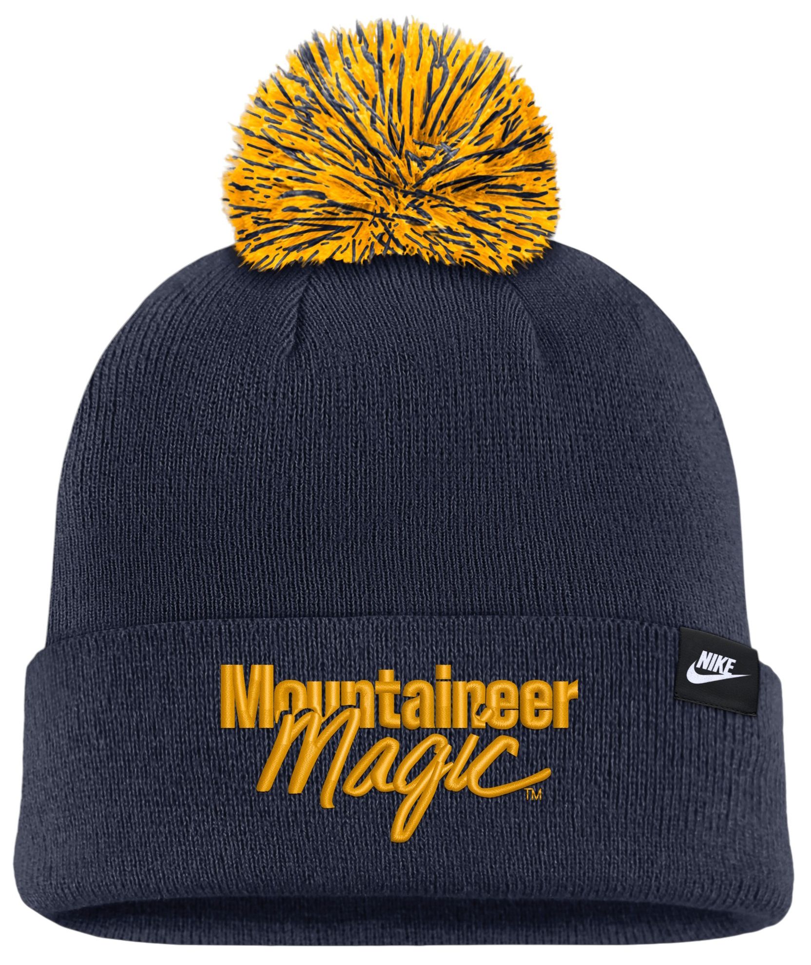 Nike Adult West Virginia Mountaineers Peack Legacy Knit Beanie