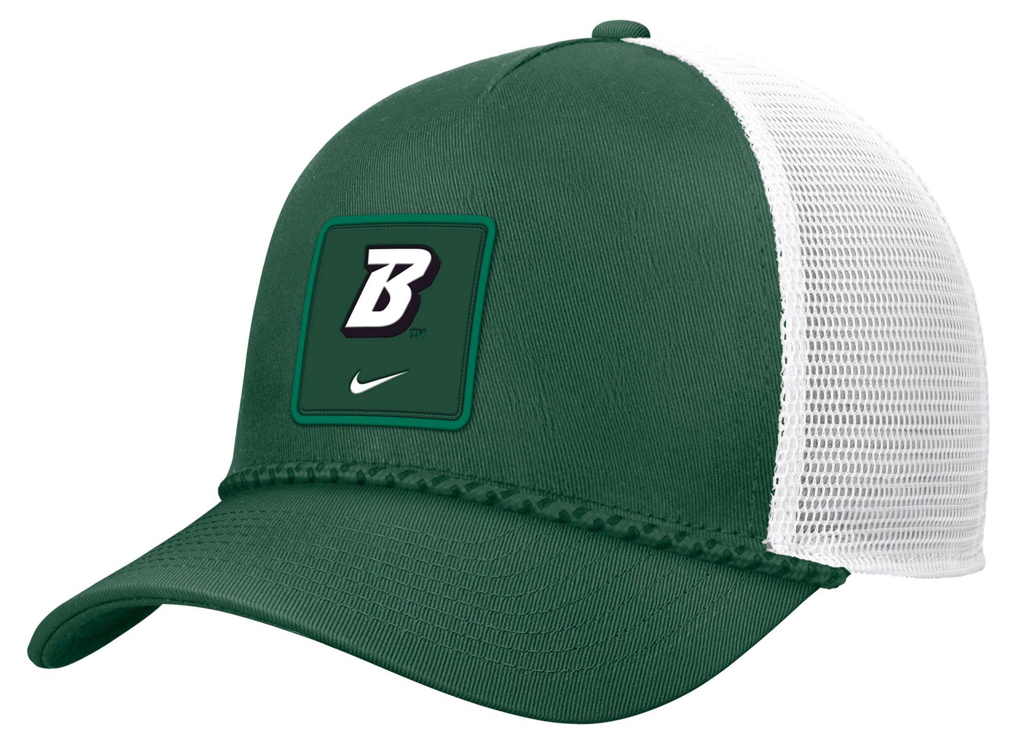 Nike Adult Binghamton Bearcats Green Gameday Adjustable Trucker Hat