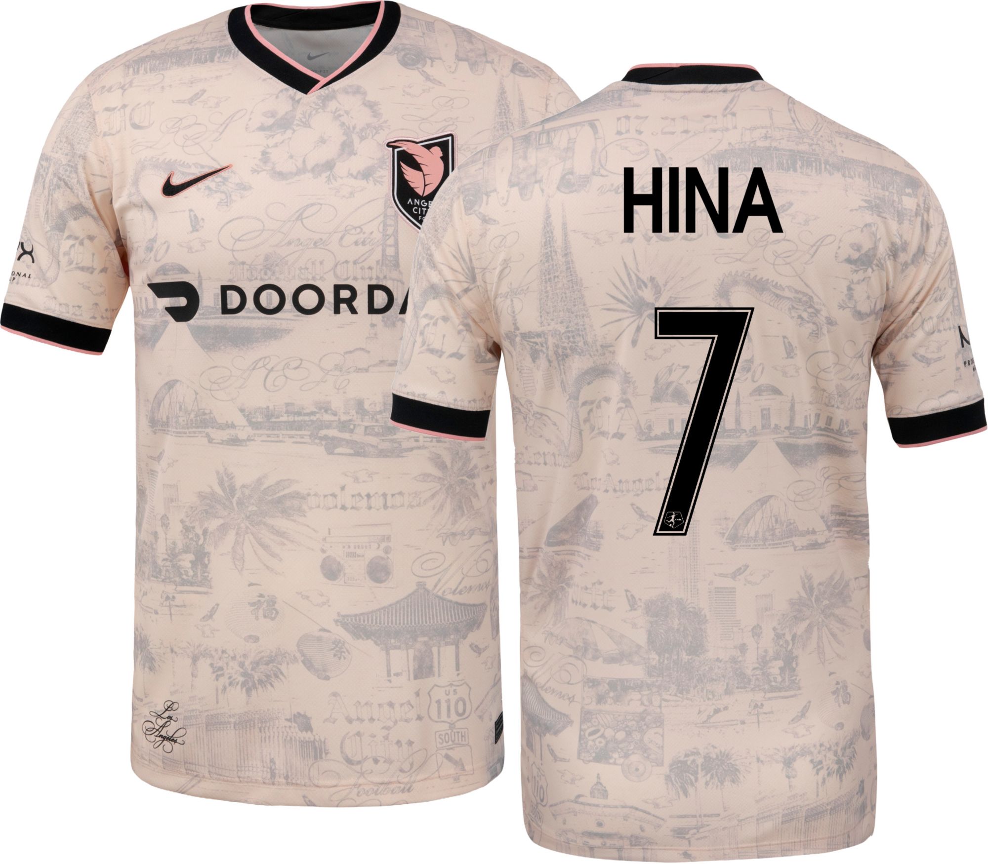 Nike Adult Angel City FC Hina Sugita #7 Off-White 2026 Away Swingman Jersey