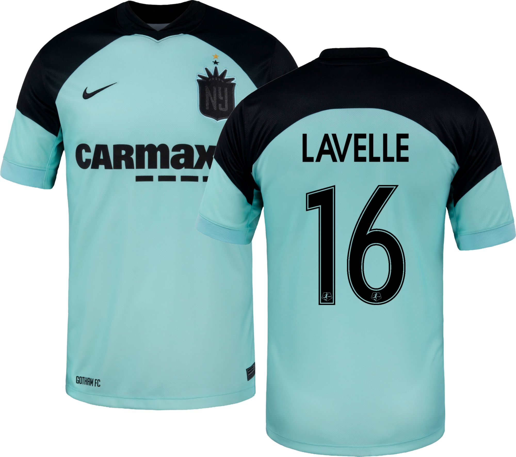 Nike Adult NJ/NY Gotham FC Rose Lavelle #16 Blue 2026 Away Swingman Jersey