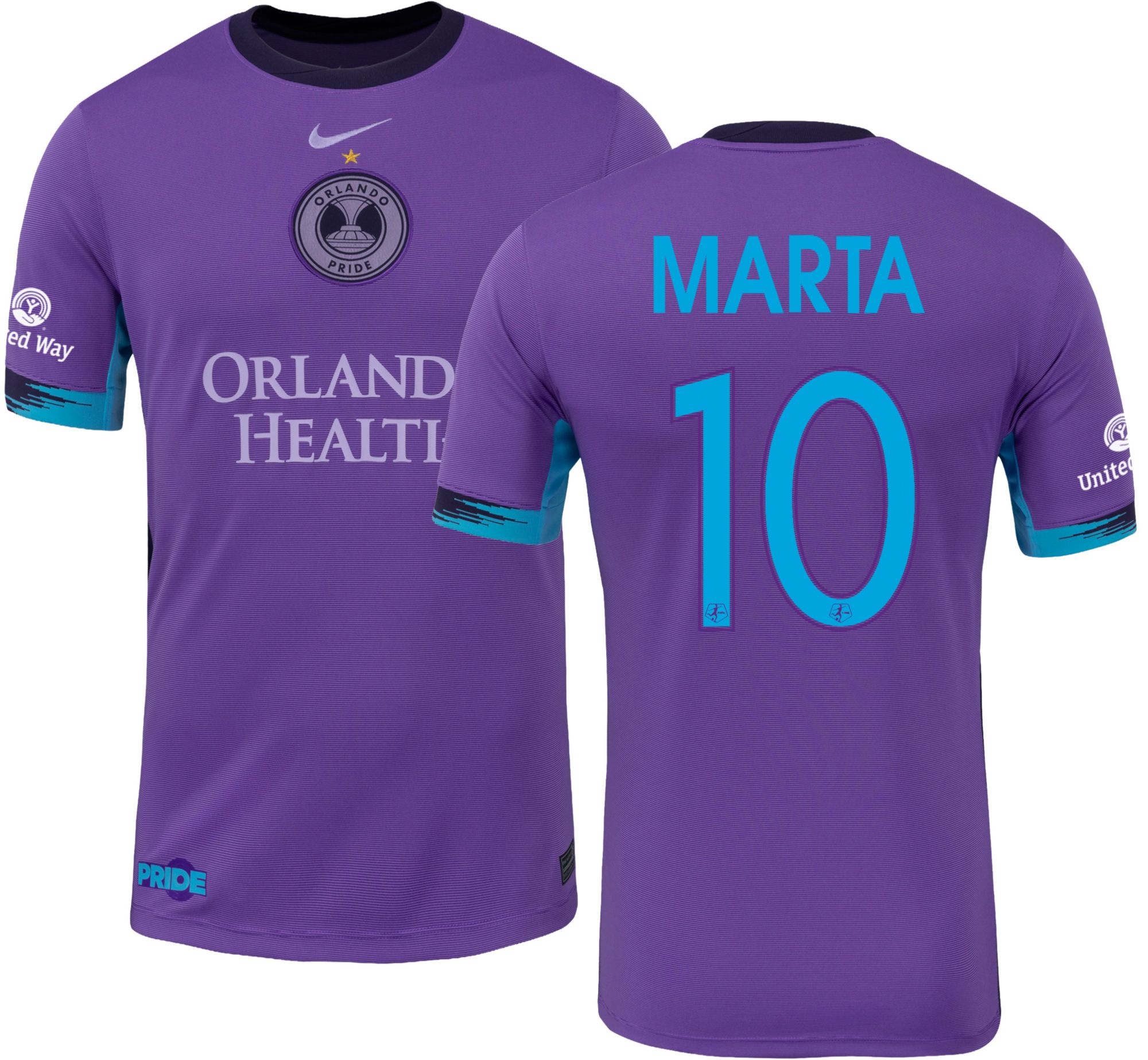 Nike Adult Orlando Pride Marta #10 Purple 2026 Home Swingman Jersey