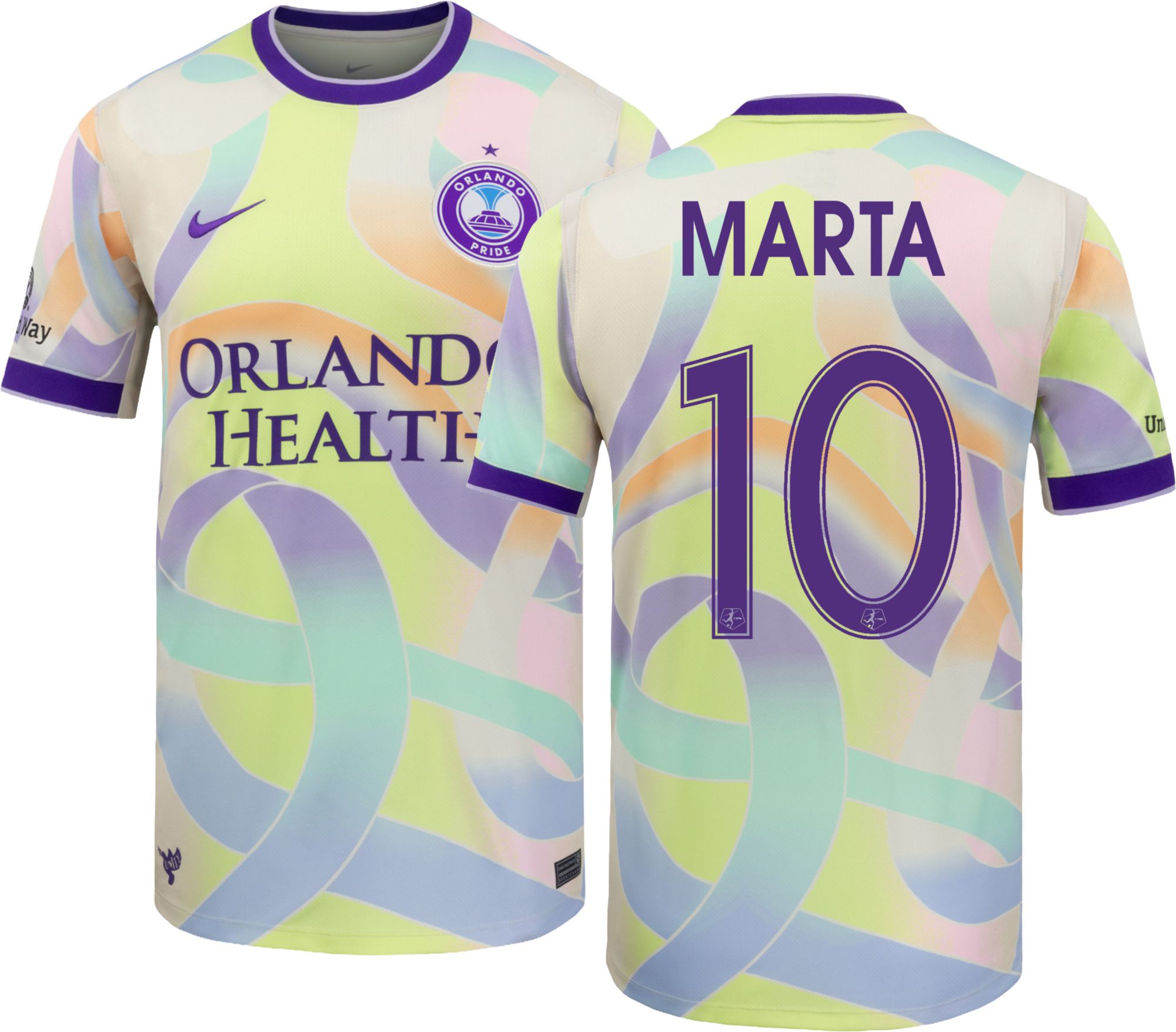 Nike Adult Orlando Pride Marta #10 Yellow 2026 Away Swingman Jersey