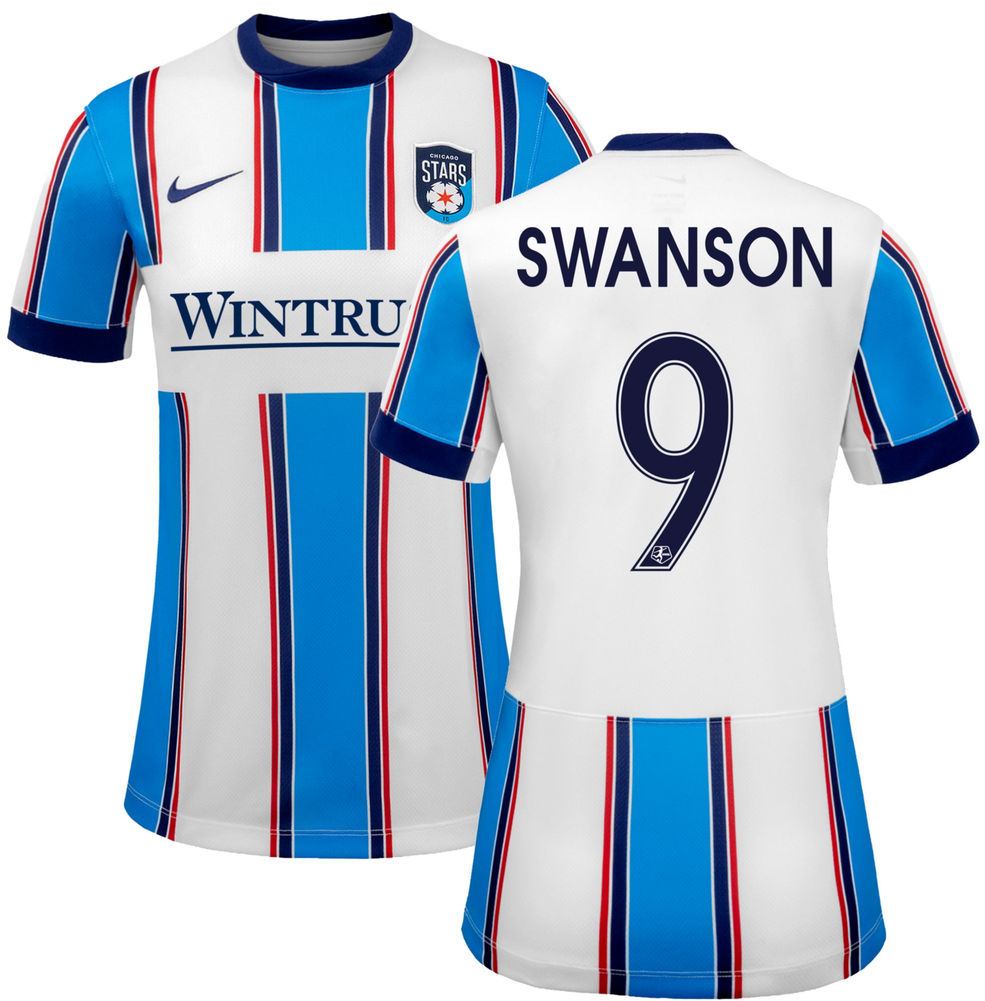 Nike Adult Chicago Stars Mallory Swanson #9 Blue 2026 Home Swingman Jersey