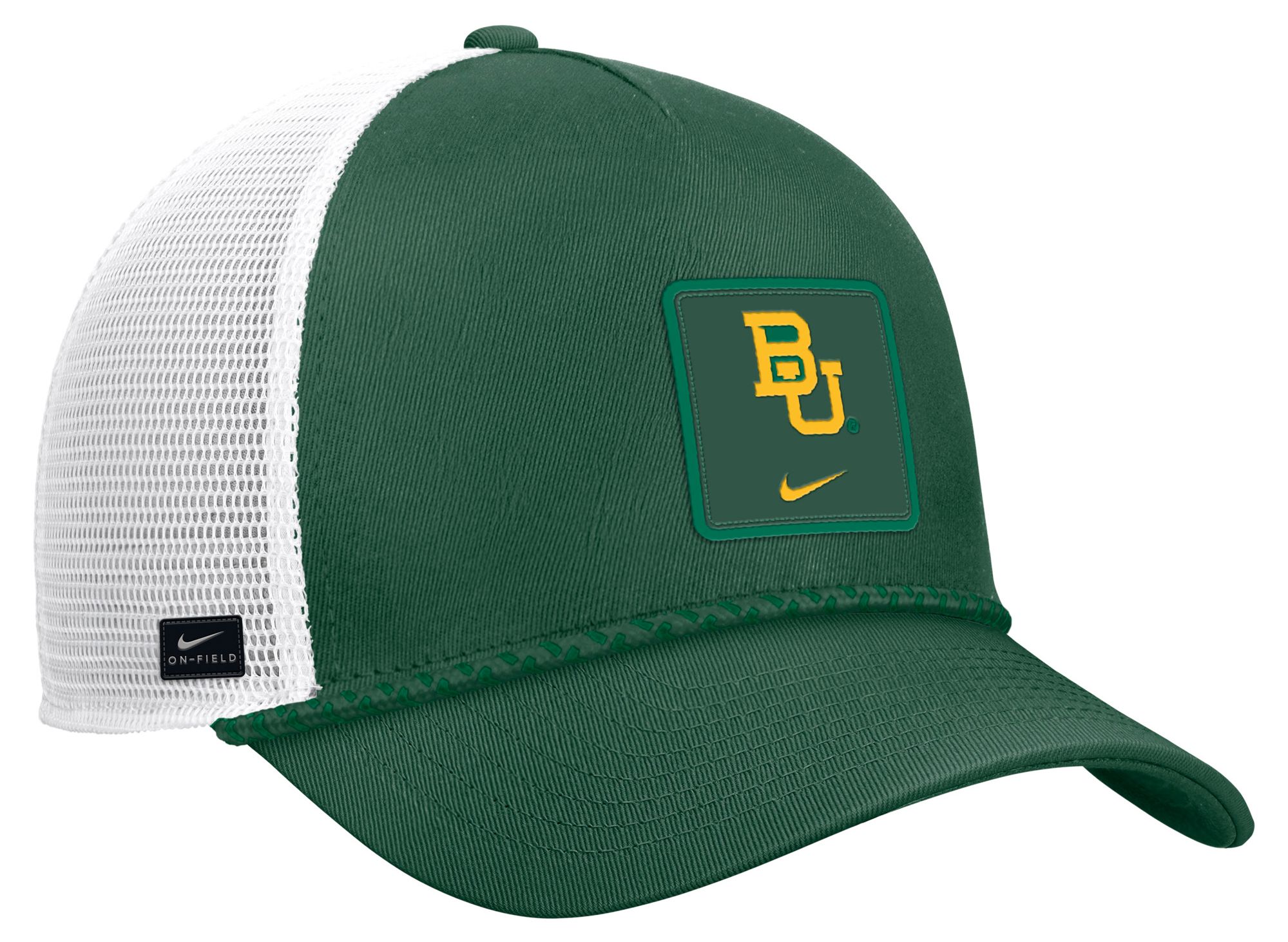 Nike Adult Baylor Bears Green Gameday Adjustable Trucker Hat