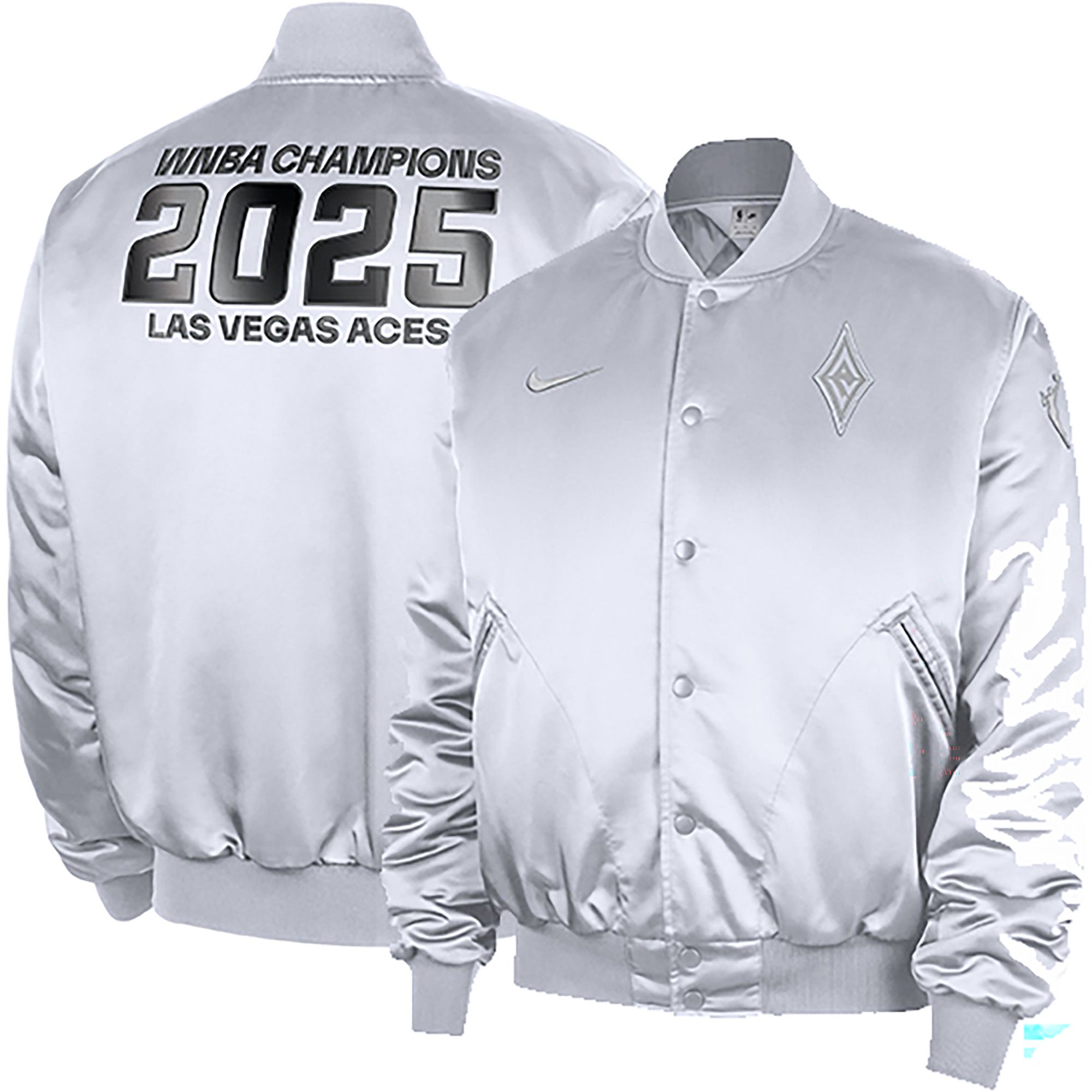 Nike Adult 2025 WNBA Champions Las Vegas Aces Satin Jacket