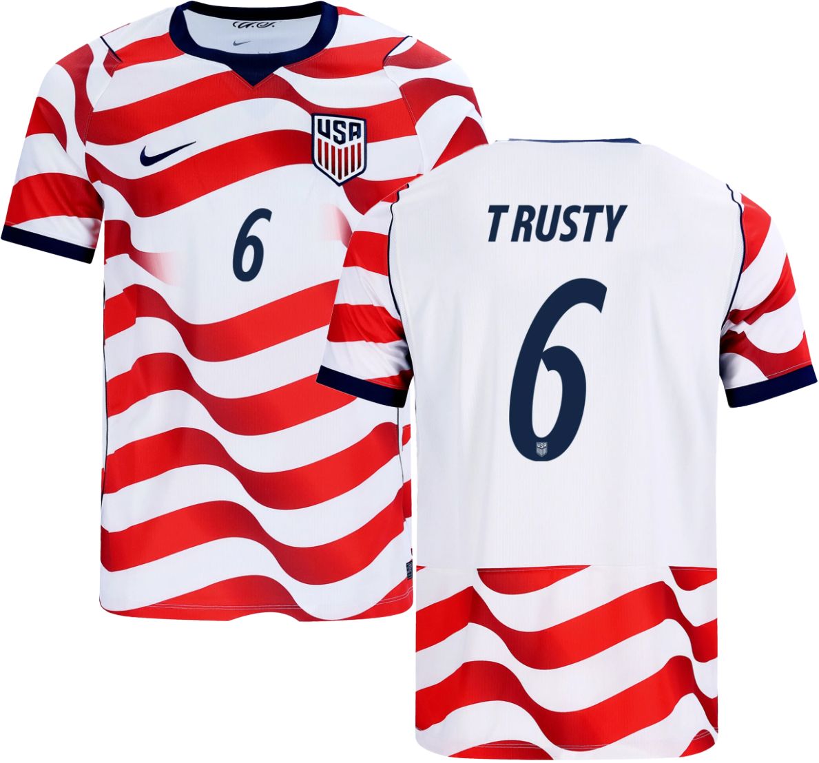 Nike Adult USMNT Auston Trusty #6 2026 Home Replica Jersey