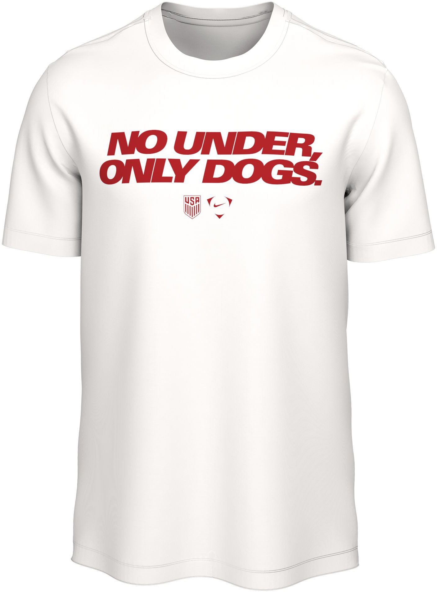 Nike Adult USMNT "No Under, Only Dogs." White T-Shirt