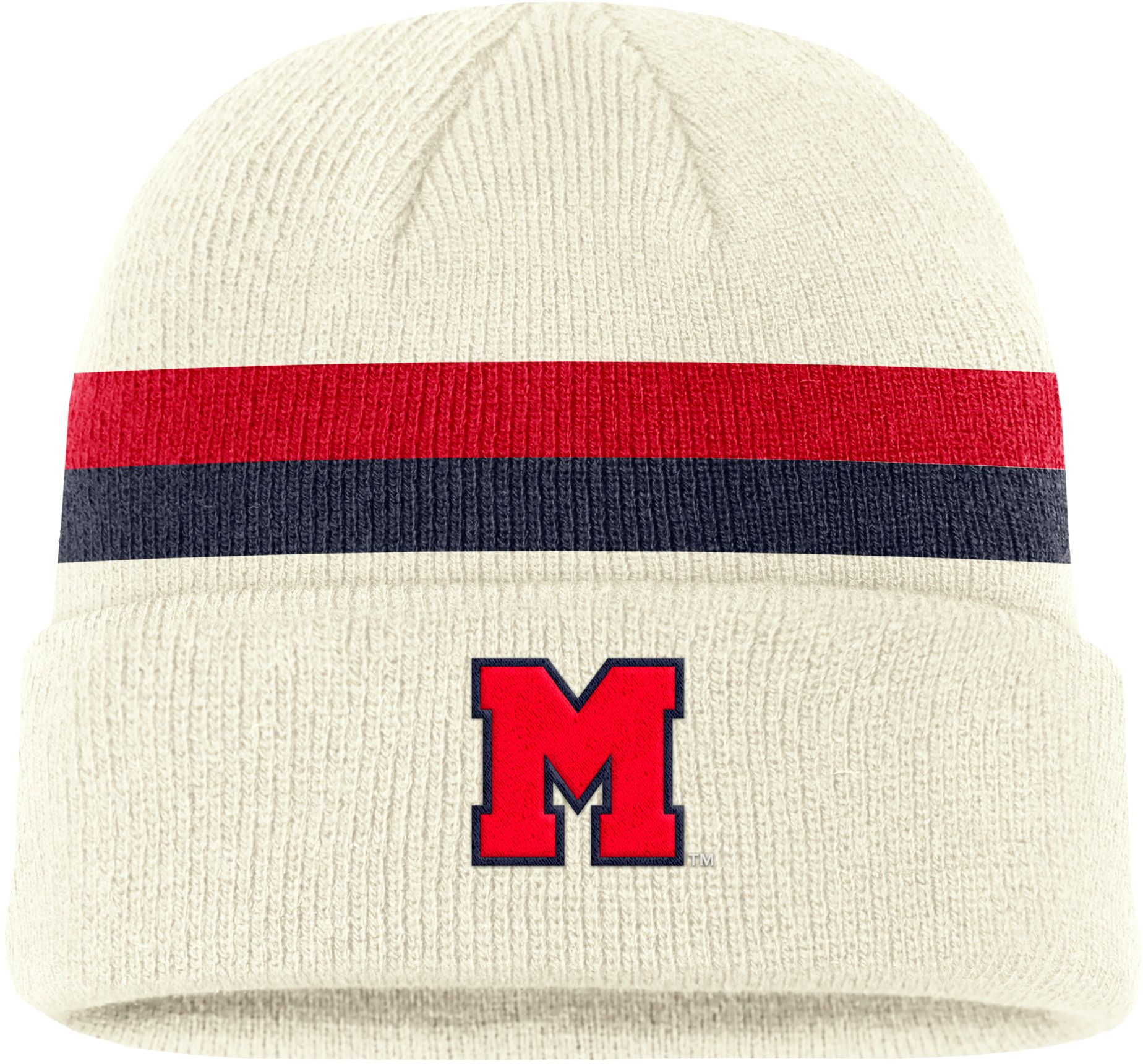 Nike Adult Ole Miss Rebels Vault Utility Cuffed Knit Beanie