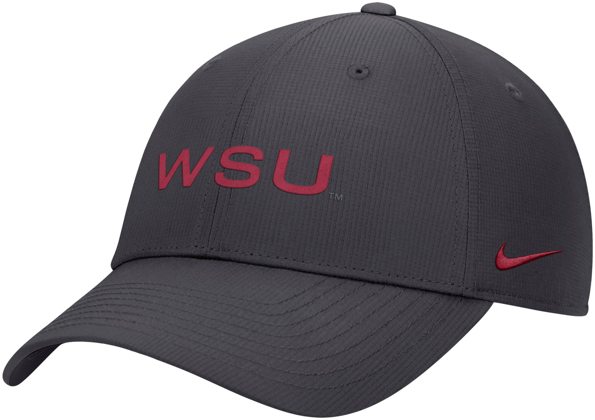 Nike Adult Washington State Cougars Grey Rip Stop Club Adjustable Hat