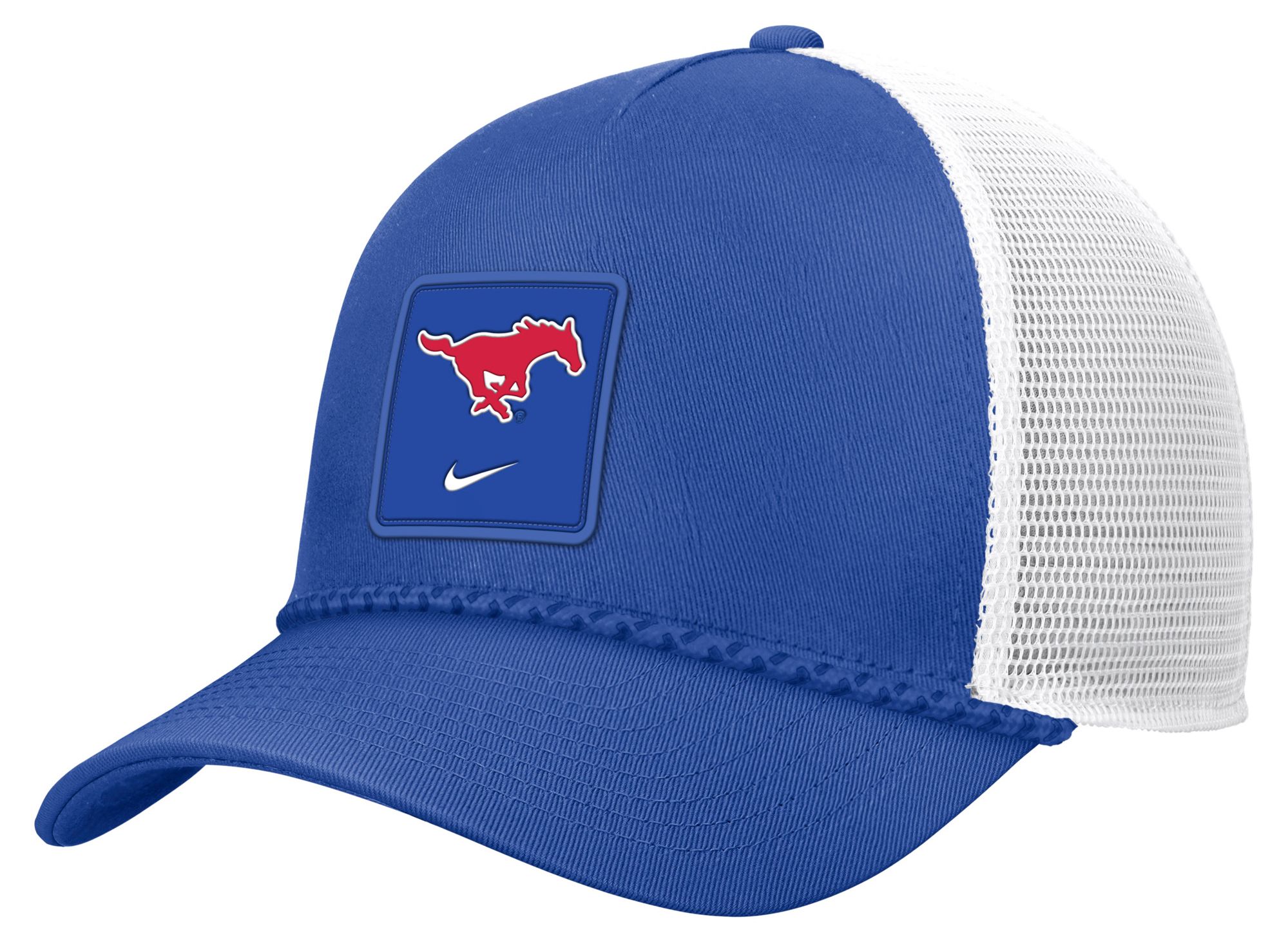 Nike Adult Southern Methodist Mustangs Royal Gameday Adjustable Trucker Hat