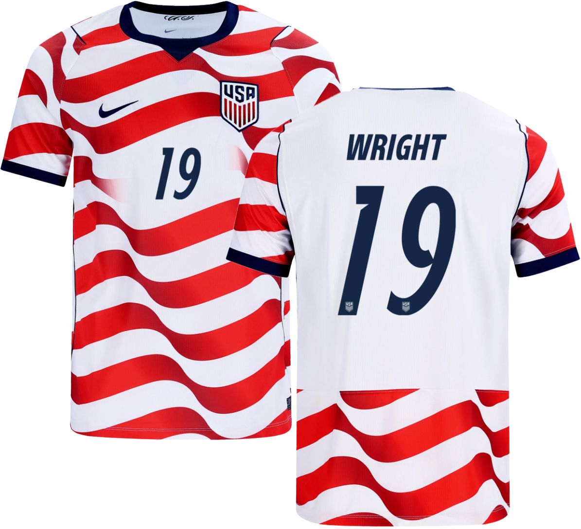 Nike Adult USMNT Haji Wright #19 2026 Home Replica Jersey