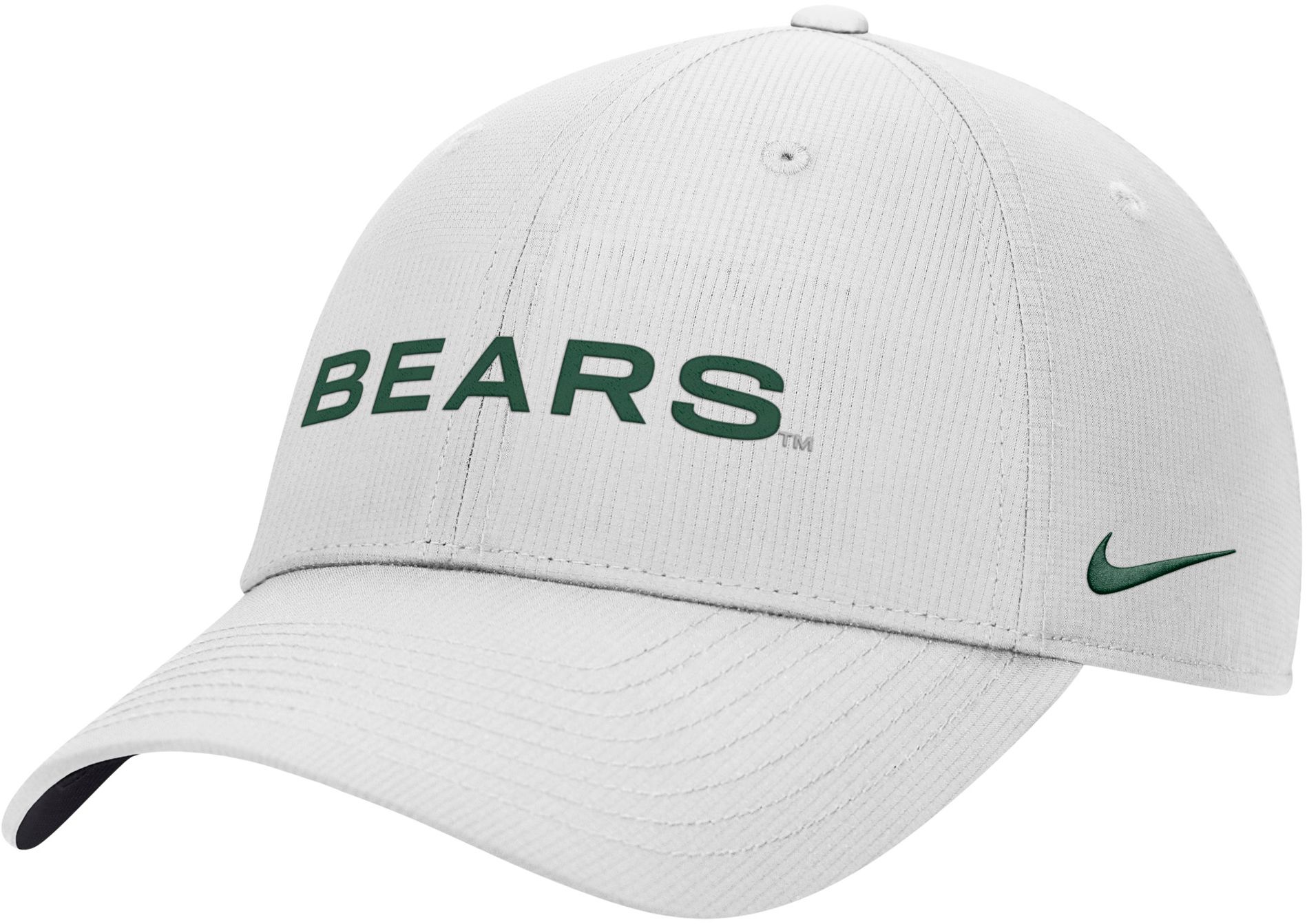 Nike Adult Baylor Bears White Rip Stop Club Adjustable Hat