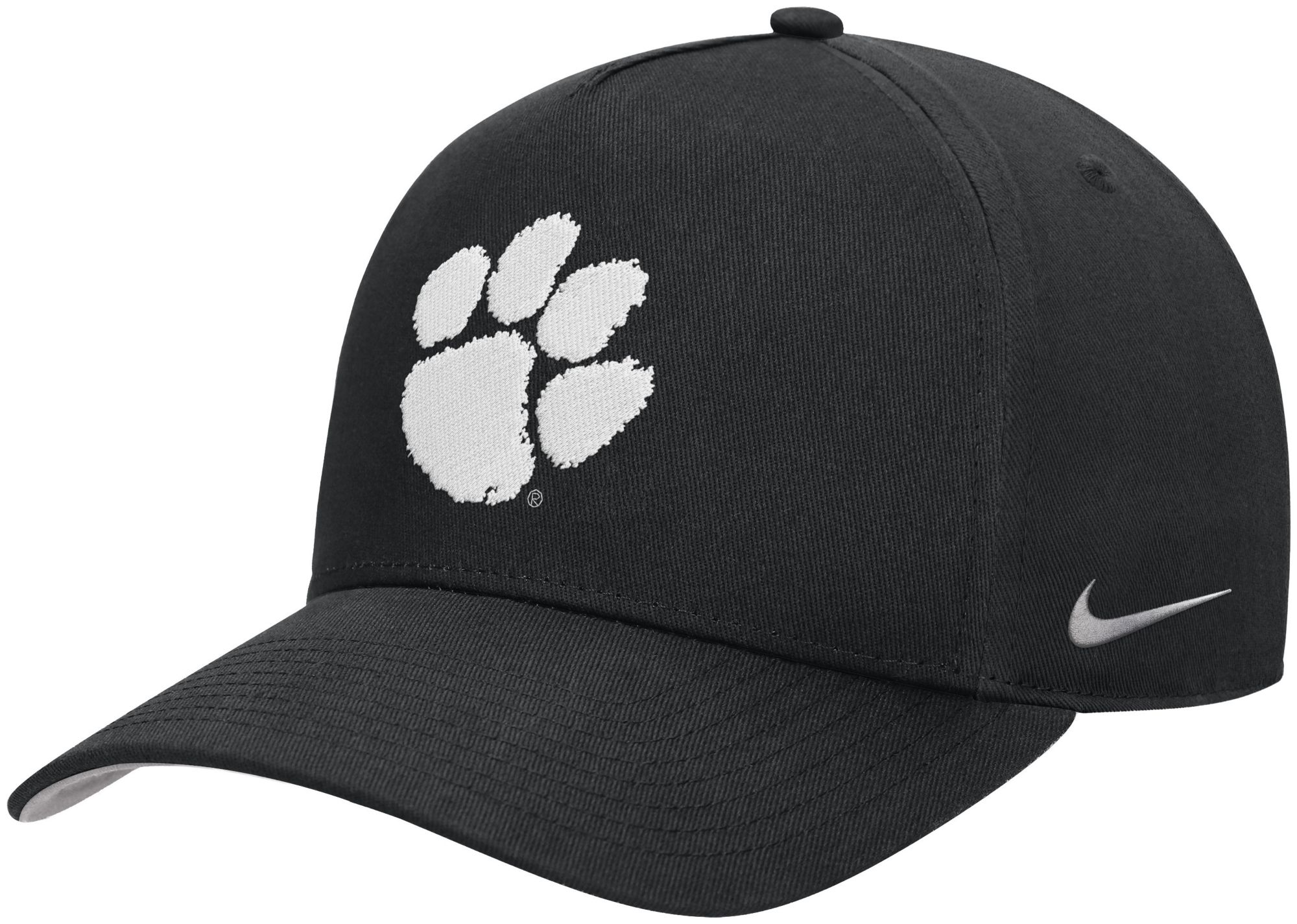 Nike Adult Clemson Tigers Black Rise A-Frame Adjustable Hat