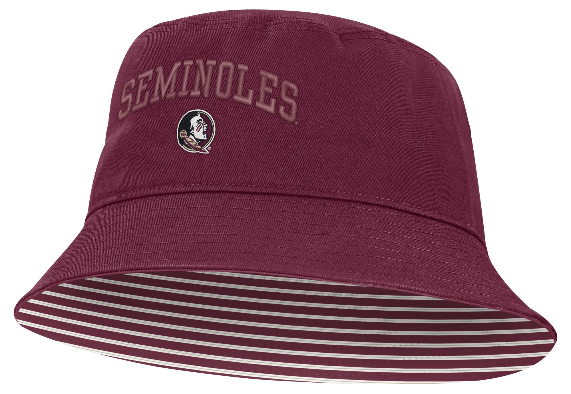 Nike Adult Florida State Seminoles Team Maroon Apex Primetime Bucket Cap