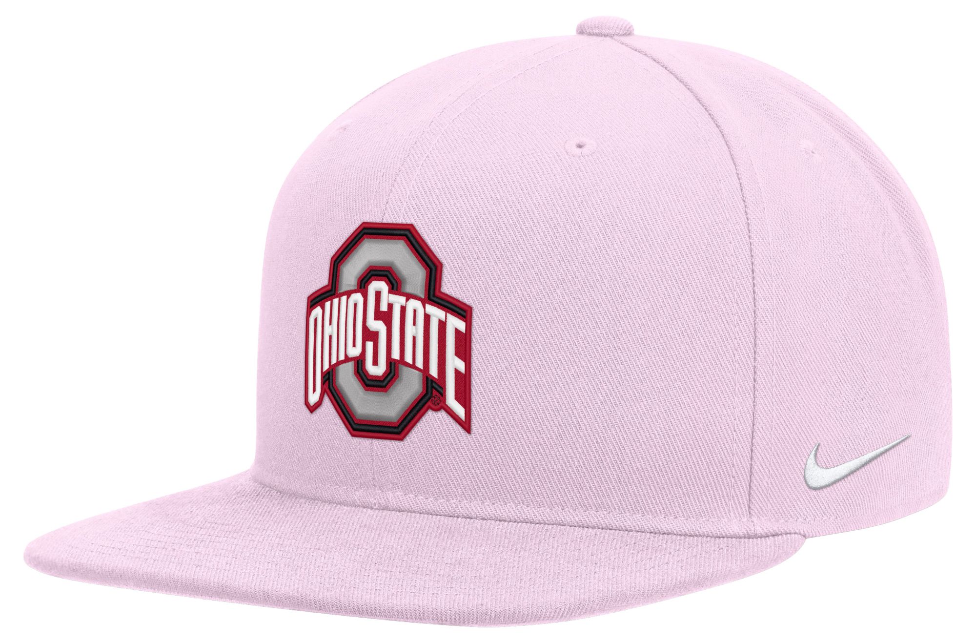 Nike Adult Ohio State Buckeyes Pink Foam Dri-Fit Pro Country Club Snapback Cap