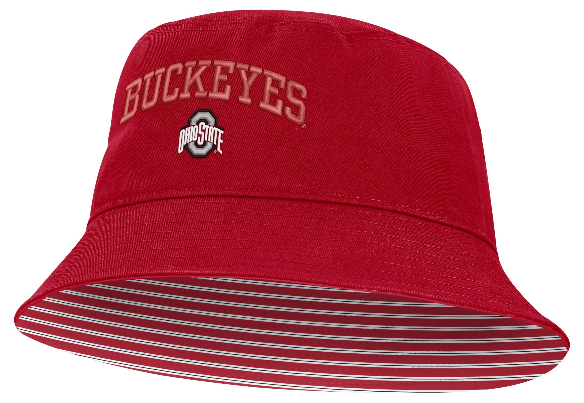 Nike Adult Ohio State Buckeyes University Red Apex Primetime Bucket Cap