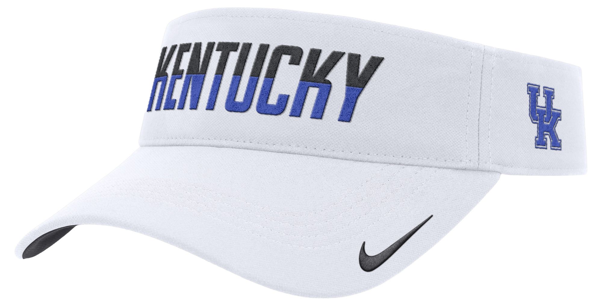 Nike Adult Kentucky Wildcats White Ace Practice Visor Cap