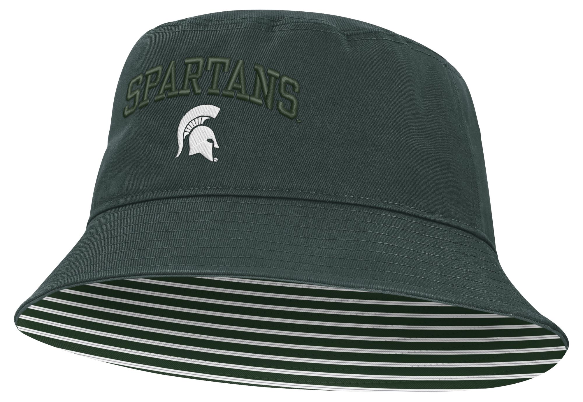 Nike Adult Michigan State Spartans Pro Green Apex Primetime Bucket Cap