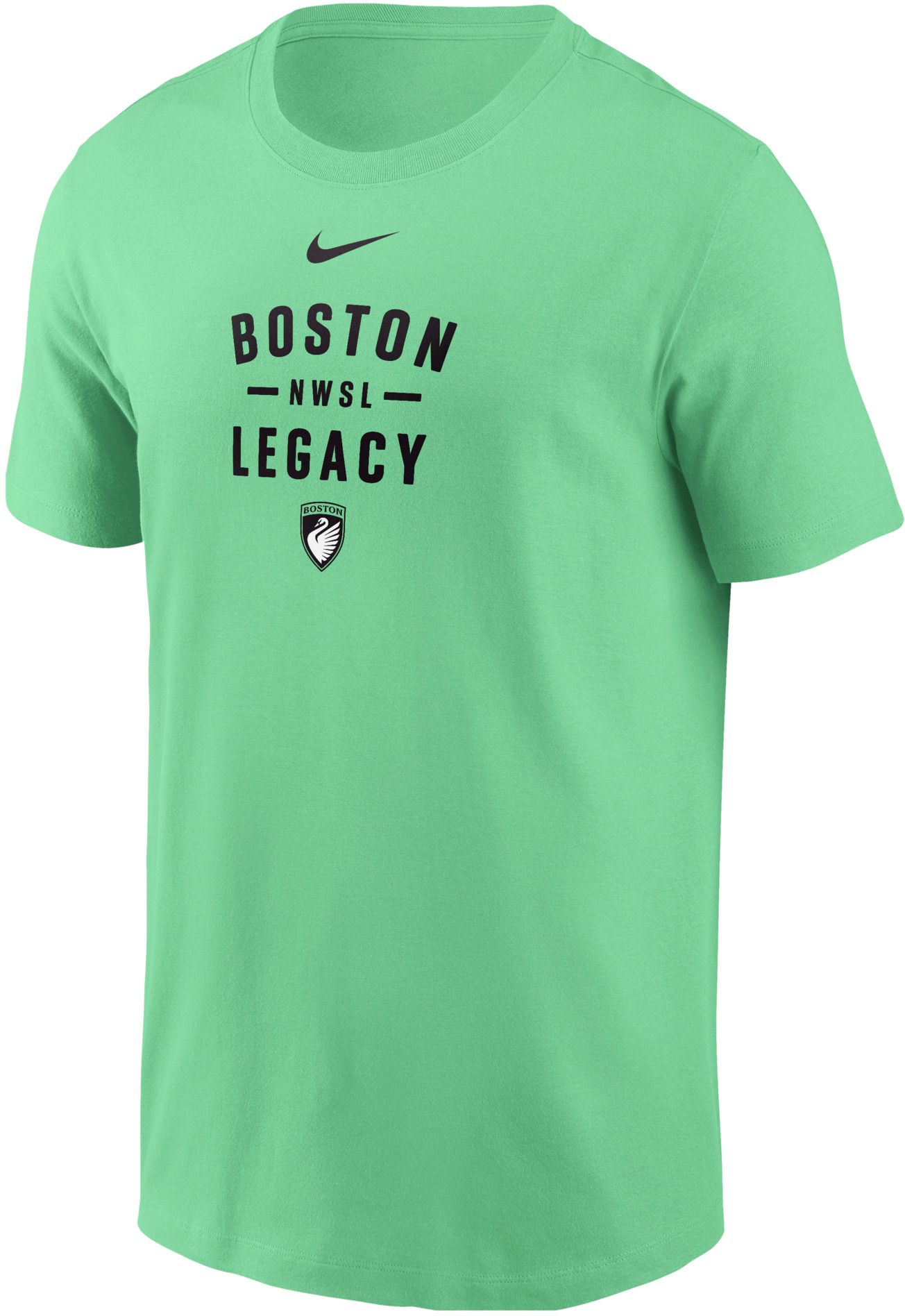 Nike Adult Boston Legacy FC 2026 Green Dashes And Wordmark T-Shirt
