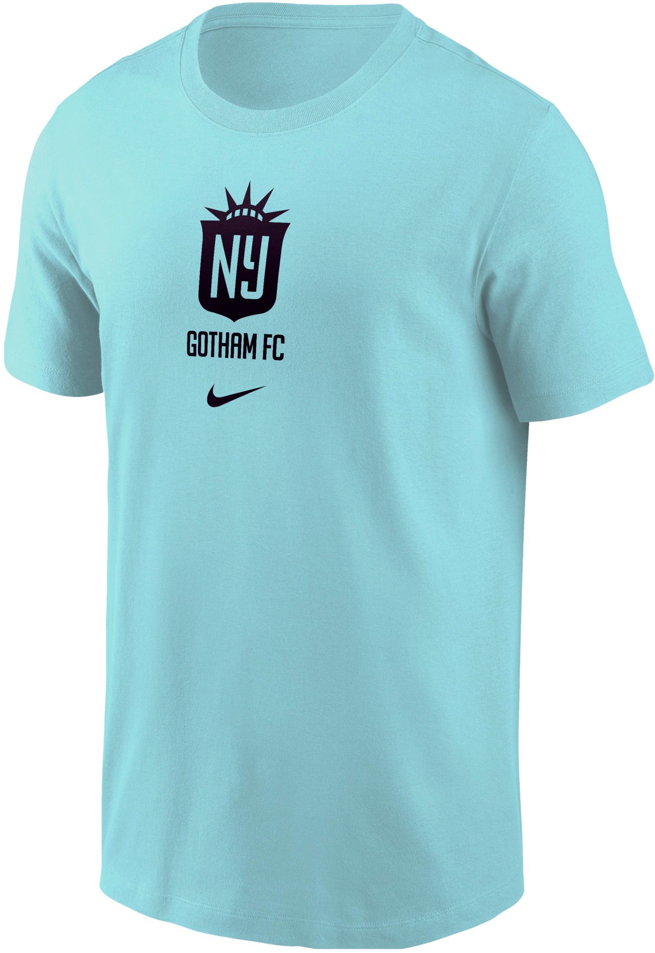 Nike Adult NJ/NY Gotham FC 2026 Light Blue Team Swoosh T-Shirt